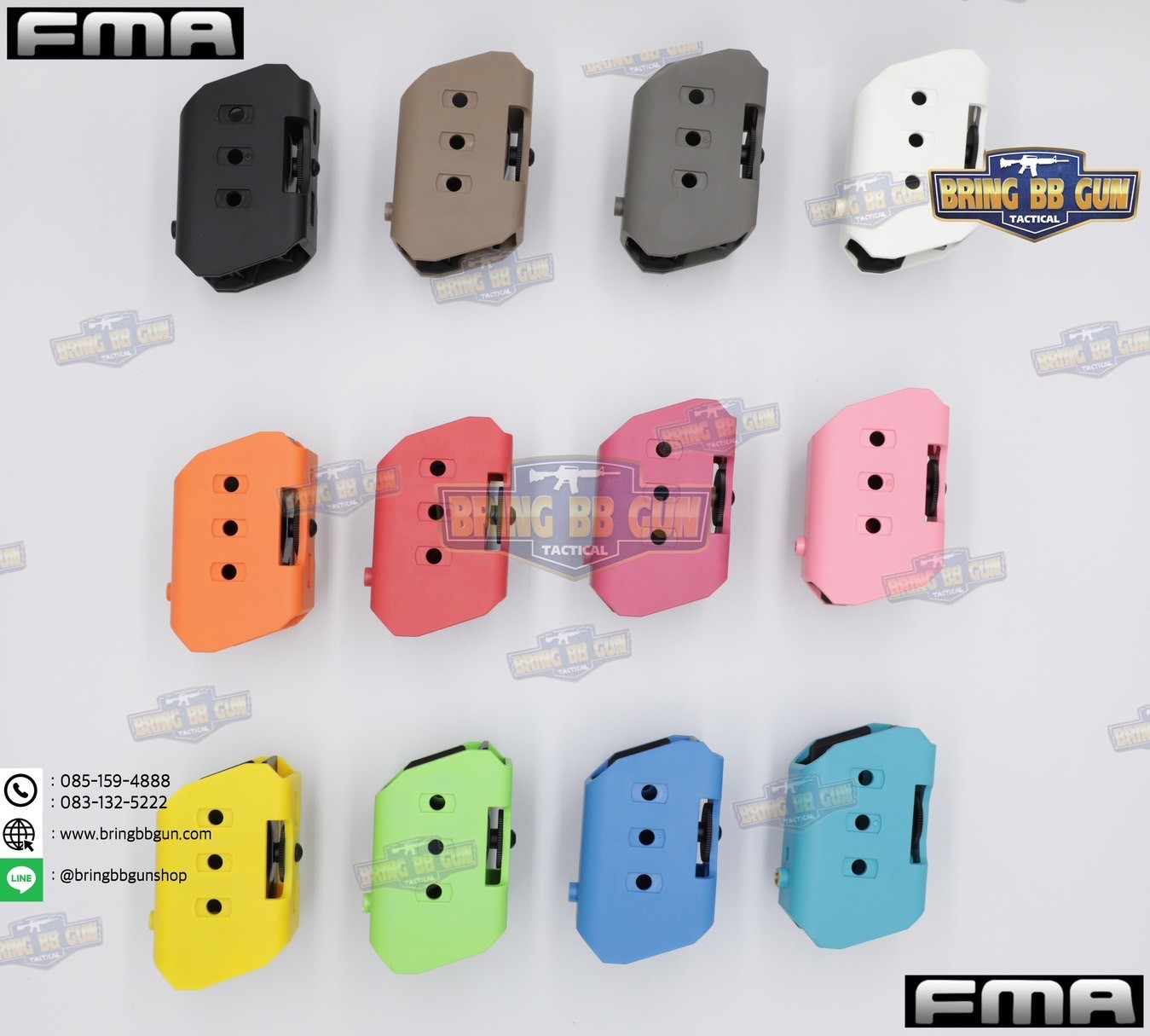 Alpha-Xip Pouch ยี่ห้อ FMA (ซองแม็กกาซีน IPSC Alpha-Xip) (บอดี้โพลิเมอร์) (Double A) (DAA)