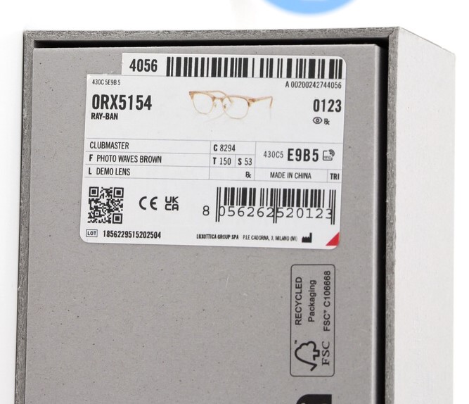 RayBan RX5154 8294 Change