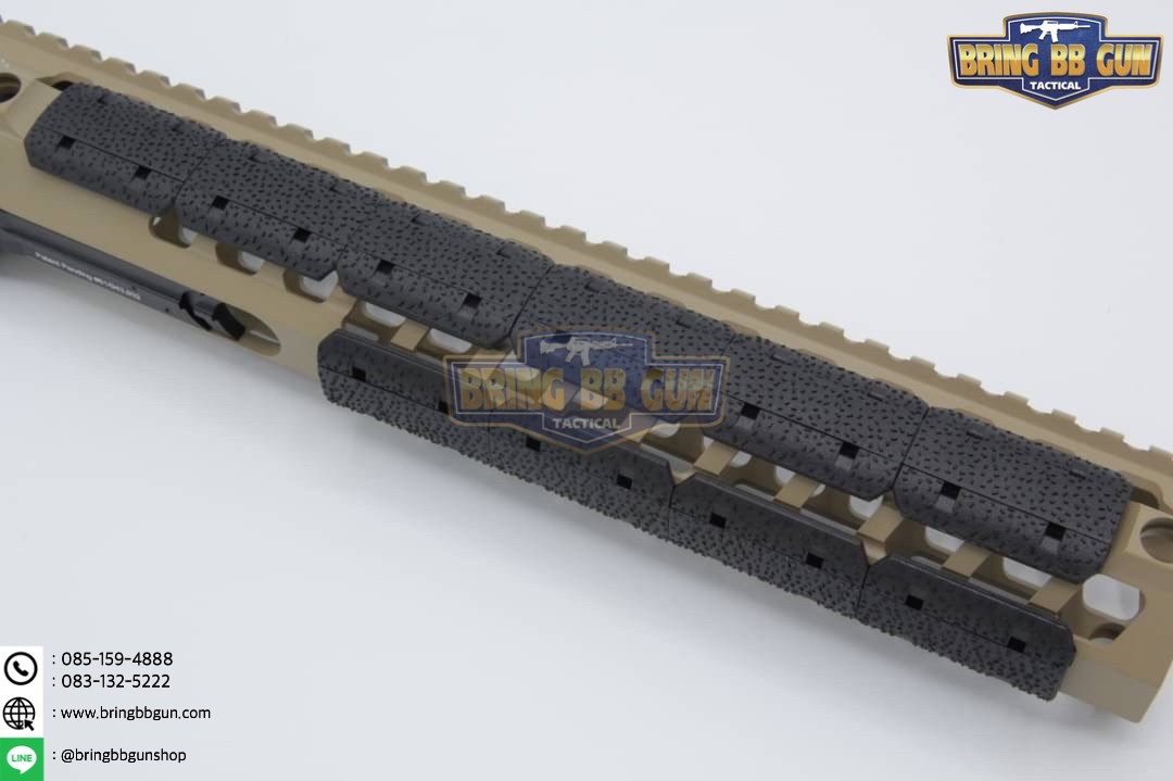 Rail Cover M-Lok Type 2 (ใน1ชุดมี12ชิ้น)(ใช้ได้กับชุดหน้าระบบราง M-Lok เท่านั้น)