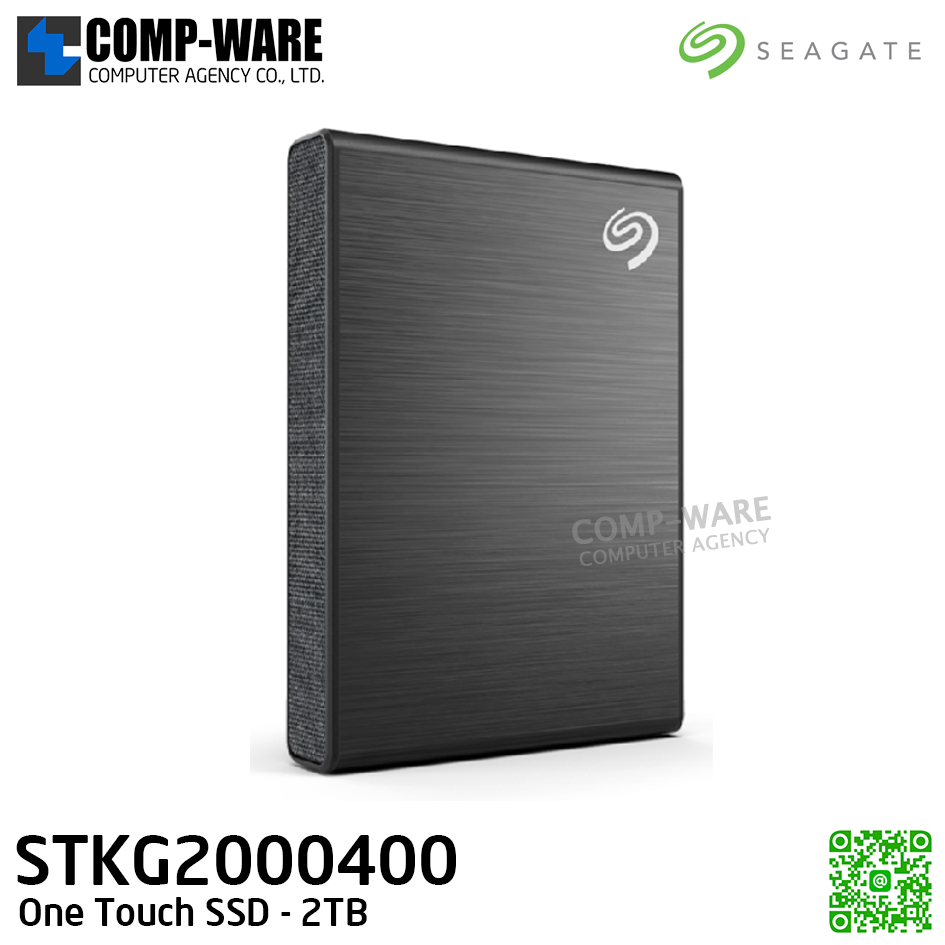 Seagate One Touch SSD 2TB (Black) External SSD 2.5" - STKG2000400 / 3Y Warranty