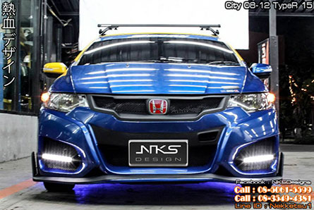 HONDA CITY 08-13 TYPE R15 RAW WORK COMPLETE SET (NKS DESIGN)