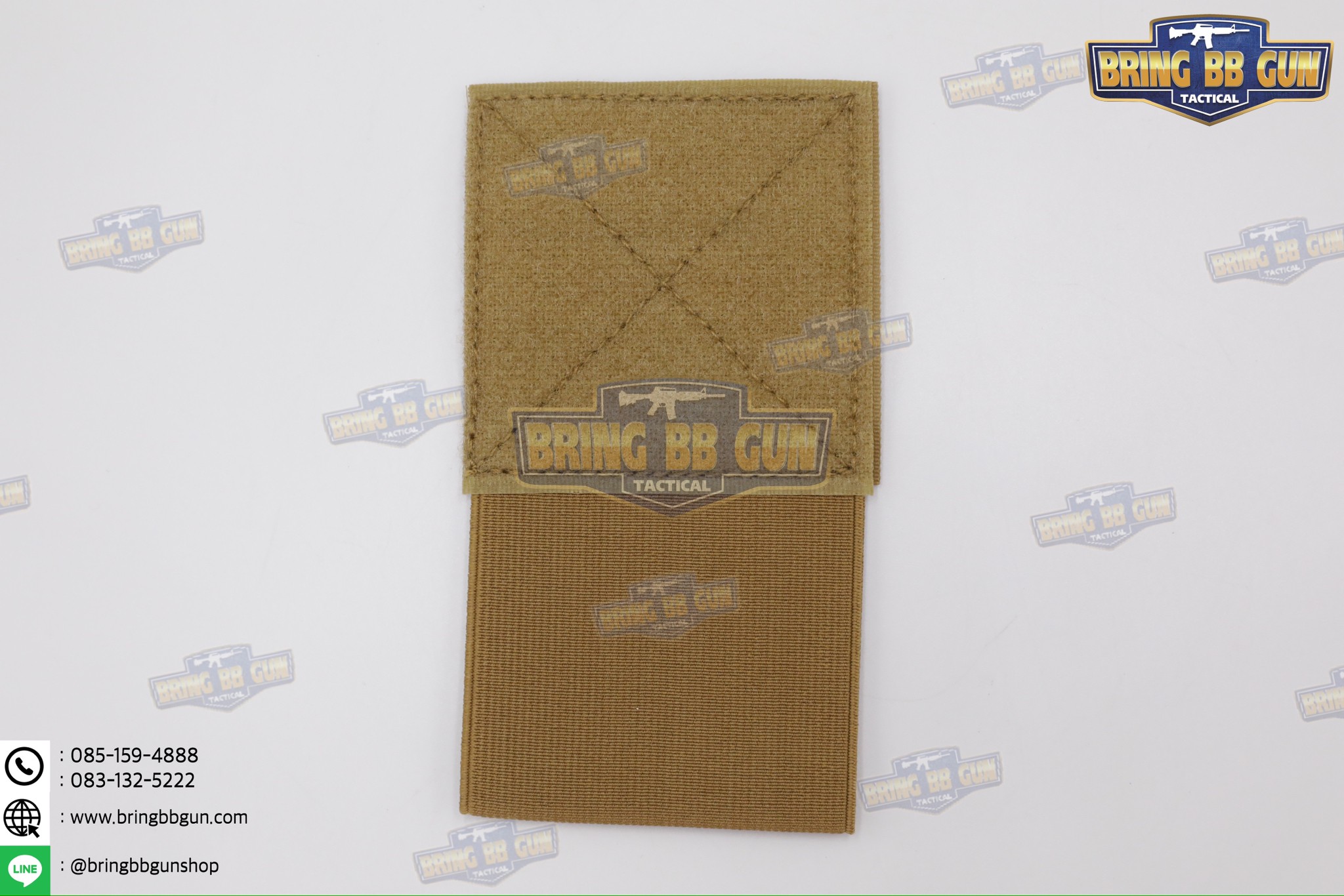 สายรัดเก็บทูนิเก้ แบบติดเข็มขัดยุทธวิธี/เสื้อเวส ยางยืด(สำหรับเก็บทูนิเก้) แบบติดเข็มขัดยุทธวิธี/เสื้อเวส สายรัดจัดเก็บอุปกรณ์ทูนิเก้ แบบตีนตุ๊กแก (Belt Mounted Elastic Tourniquet) (Elastic TQ Holder) (Tourniquet Holder)