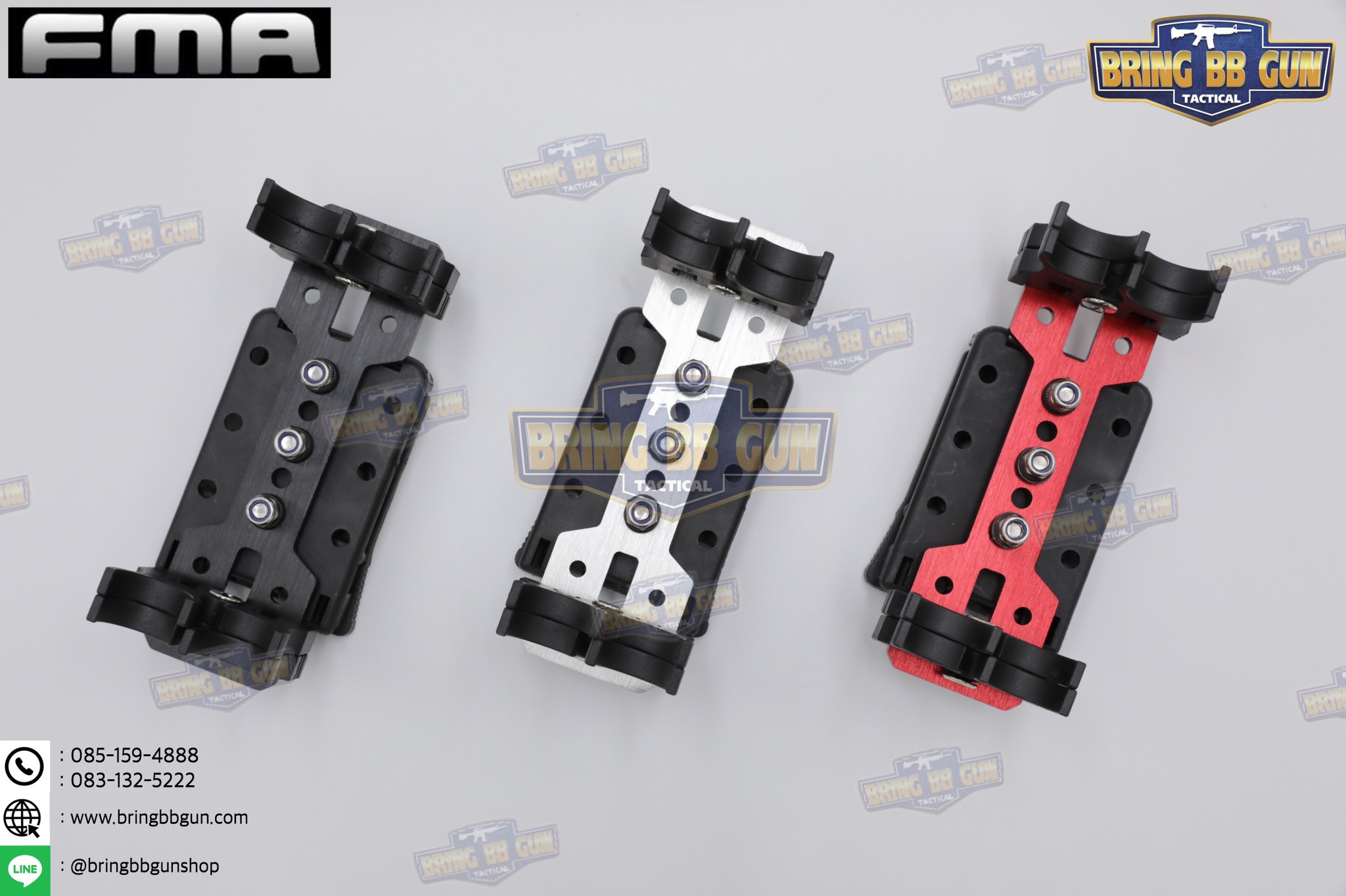 จิงโจ้ใส่กระสุนลูกซอง 4 นัด (แผงกระสุนลูกซองจิงโจ้โหลดเร็ว 4 นัด) ยี่ห้อ FMA รุ่น บอดี้อลูมิเนียม FMA Pratical 4Q shotshell Carrier（CNC)