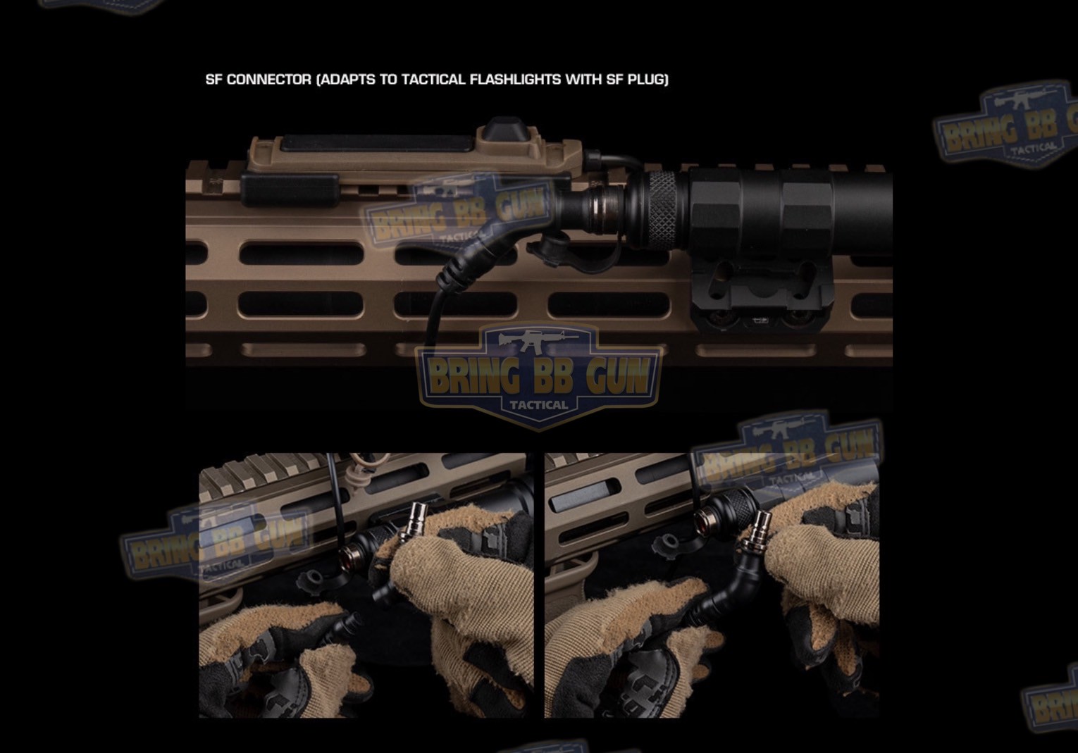 สวิตช์หางหนู Dual Function Wire Switch Pro (3in1) (สวิตช์หางหนูแบบถอดเปลี่ยนหัวแจ็คได้) (Dual Function Wire Switch PRO) (Remote Dual Swwitch For WeaponLights)