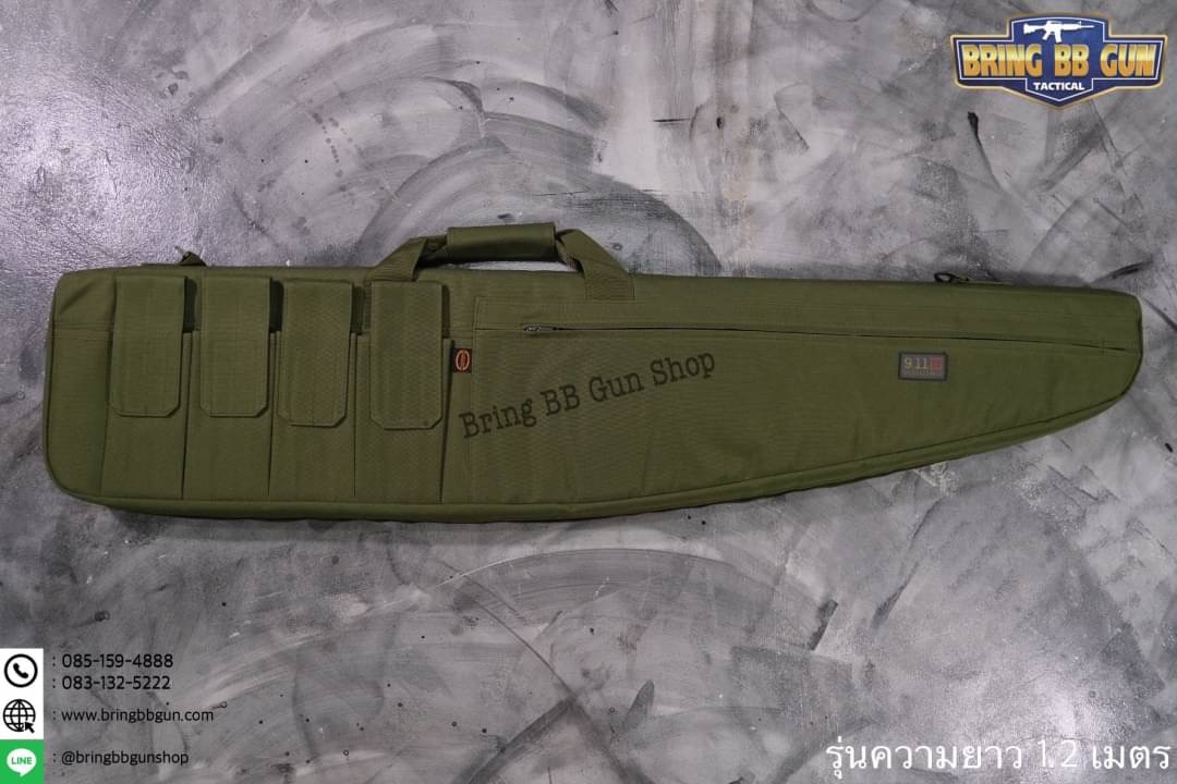 กระเป๋าใส่ปืนยาว ยี่ห้อ9.11 รุ่น ทรงแหลม 85/100/120 cm.