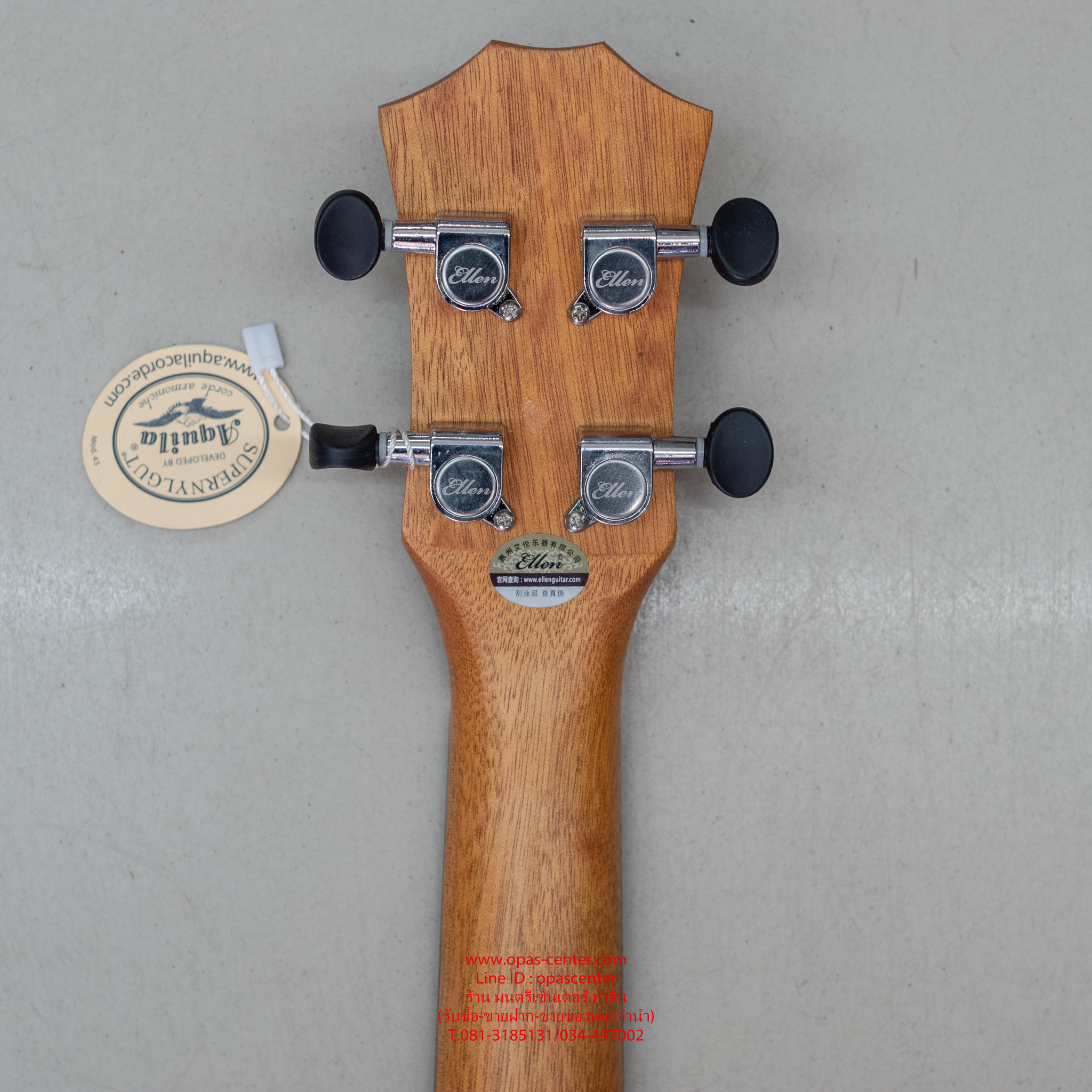 อูคูเลเล่ ELLEN รุ่น EL-23uk ของใหม่ ขนาด Concert ไม้มะฮอกกานีทั้งตัว แถมกระเป๋า