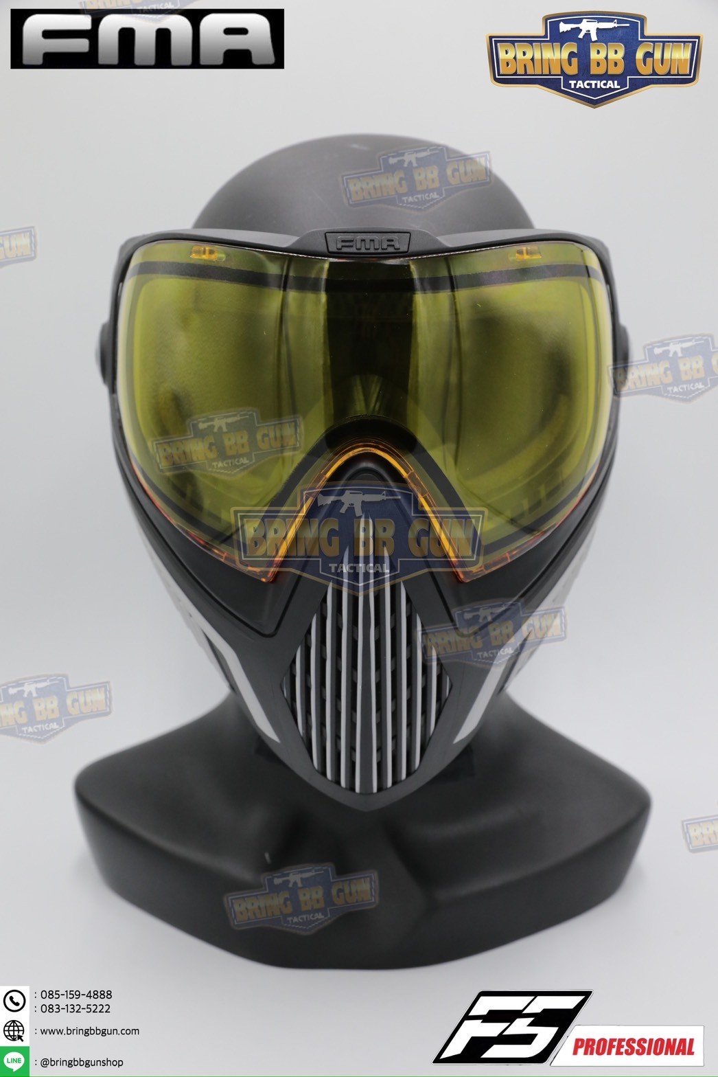 หน้ากาก F5 ยี่ห้อ FMA (FMA F5 STORM GOGGLE MASK) (F5 Professional) (Storm Goggle Mask)