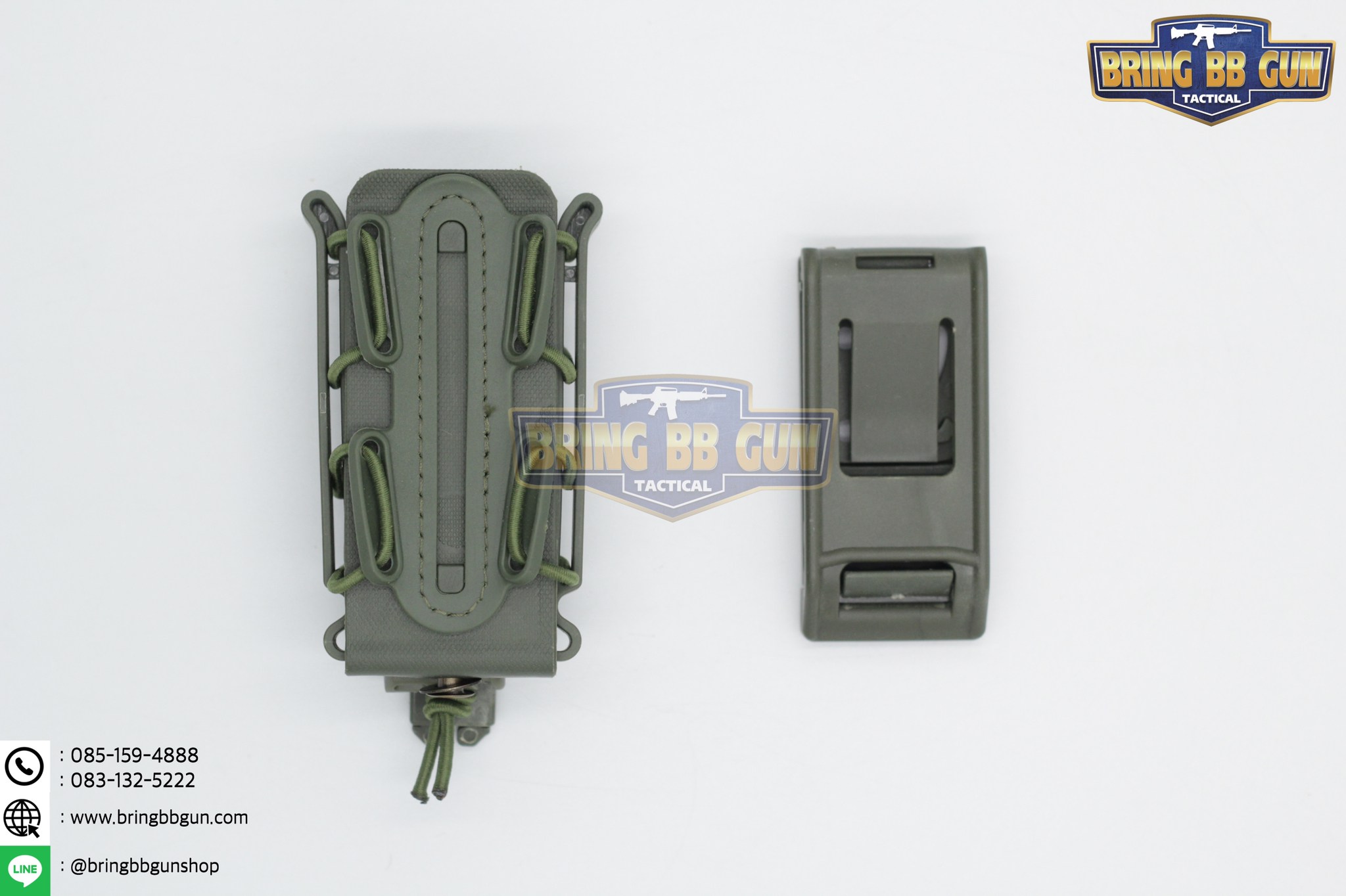 เพ้าเเม็กกาซีน Scorpion Soft Shell 9mm.&.45cal (ซองแม็กกาซีนปืนสั้น Scorpion Soft Shell) Scorpion Shape Soft Shell Magazine Pouch (9mm.&.45cal)