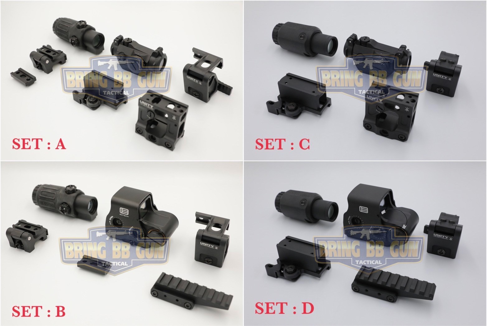 ชุดสุดคุ้ม Unity Set (ชุดเรทดอท + ซูมหลังดอท พร้อมขายกสูงUnity)