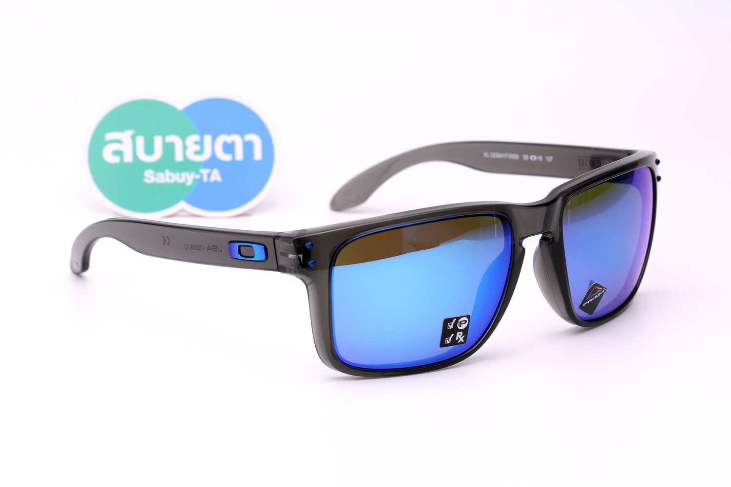 Oakley HOLBROOK XL Grey Smoke/Prizm Sapphire Iridium Polarized SKU#OO9417-09