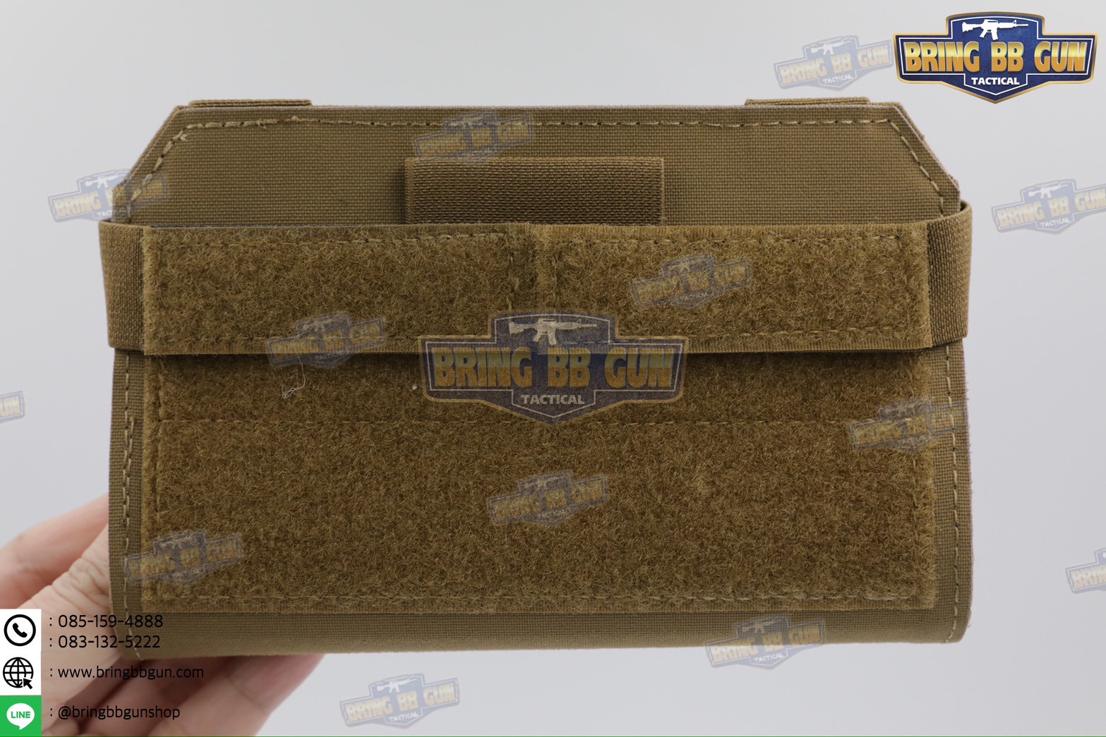 Tactical Phone Pouch เคสโทรศัพท์ติดเสื้อเวส ทรง Admin Pouch (Folded Navigation Board) (Navboard Fliplite Chest Smartphone Mount)