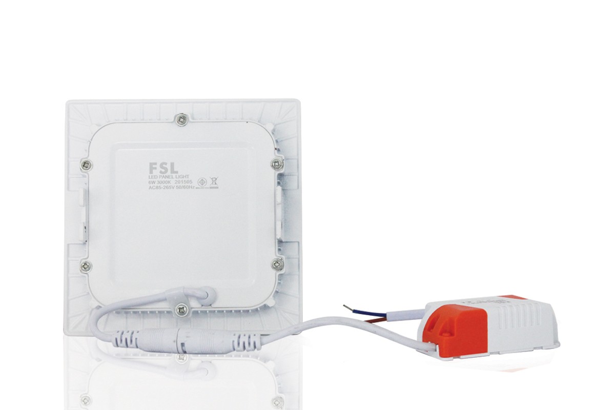 โคมฝังเหลี่ยม FSL-PN-3.5-6W (SQUARE) แสงขาวและแสงวอร์มไวท์