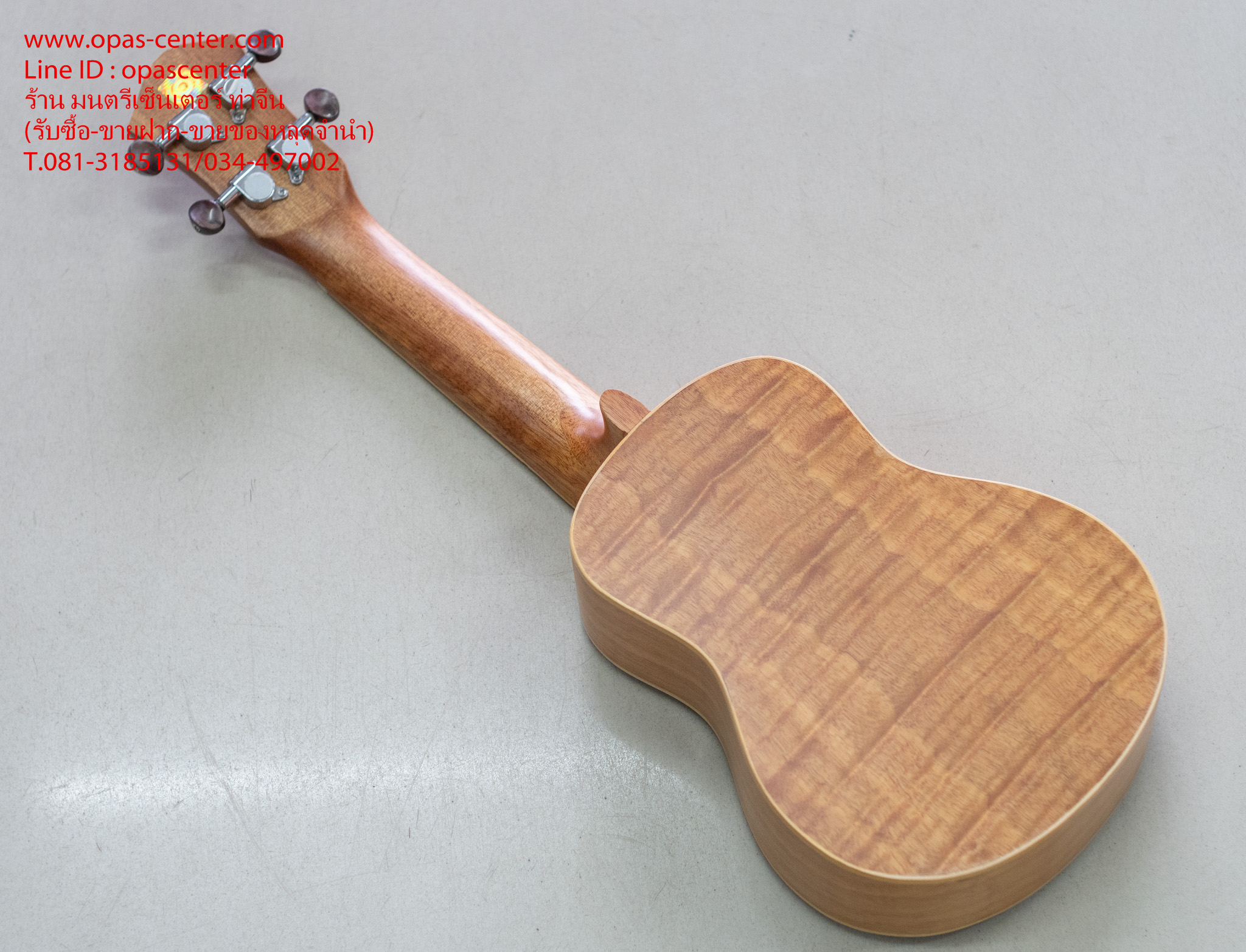 อคูเลเล่ UKULELE ยี่ห้อ Century ของใหม่ ขนาด Suprano รุ่น S-218 สีไม้ด้าน สวย เสียงดี ขายถูก