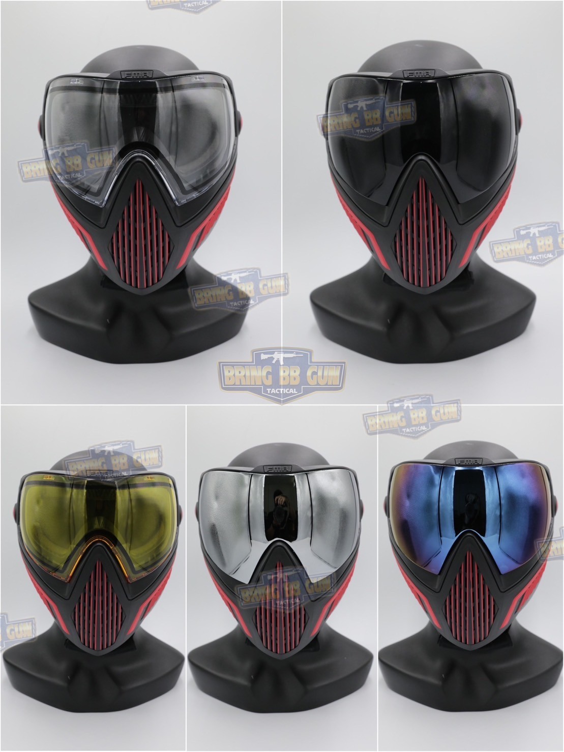 หน้ากาก F5 ยี่ห้อ FMA (FMA F5 STORM GOGGLE MASK) (F5 Professional) (Storm Goggle Mask)