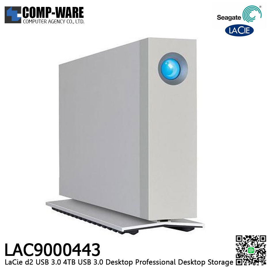 LaCie d2 USB 3.0 4TB USB 3.0 Desktop Professional Desktop Storage LAC9000443