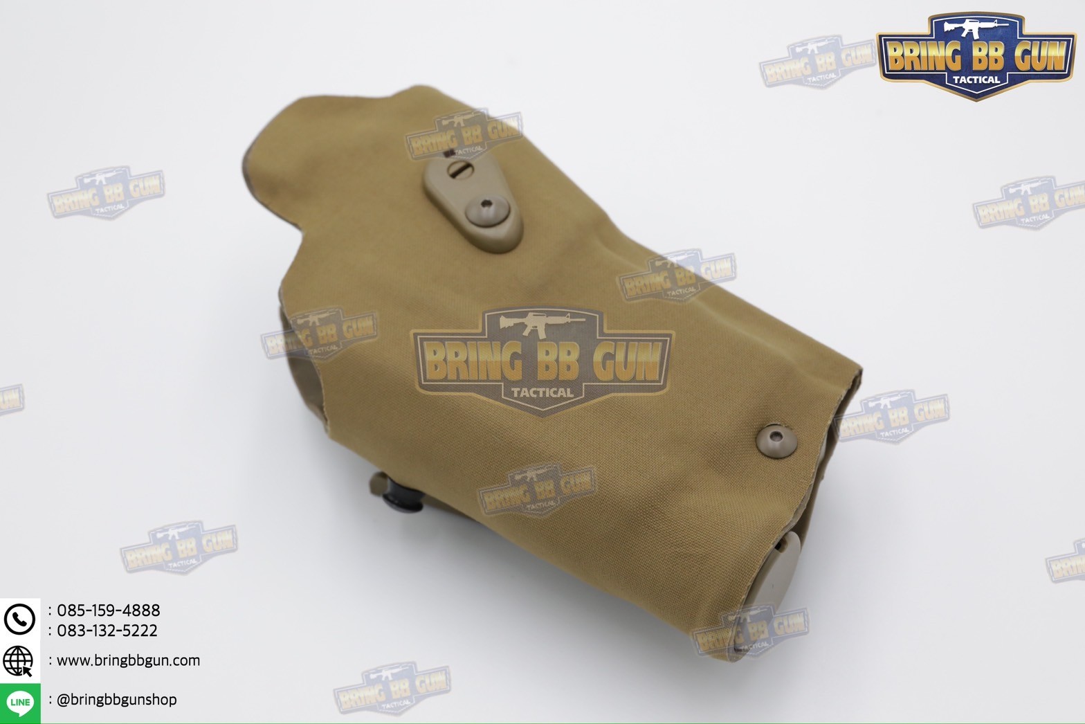 ซองปืนพกนอกปลดนิ้วโป้ง Sig Sauer P320 + ช่องไฟฉาย (ซองปืน 6354DO) (6354 DO) (P320 + X300)