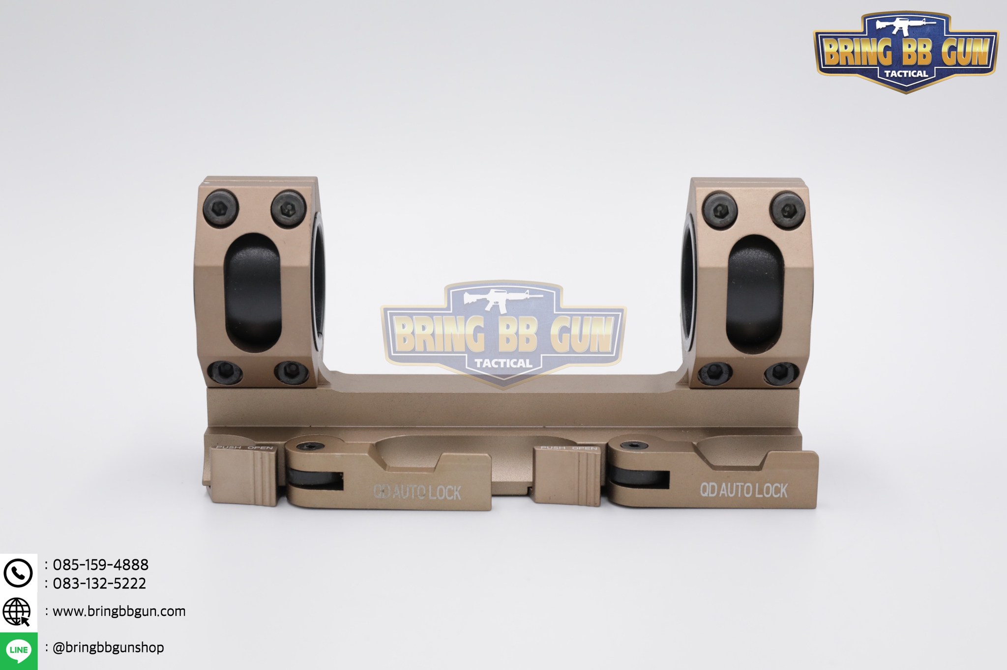 ขาจับกล้องคู่แบบปลดไว (ไซค์เล็ก) Scope AR Recon QD Mount ขาจับกล้องขนาดวง 25 และ 30mm. รุ่นปลดไว จับราง 20 mm.