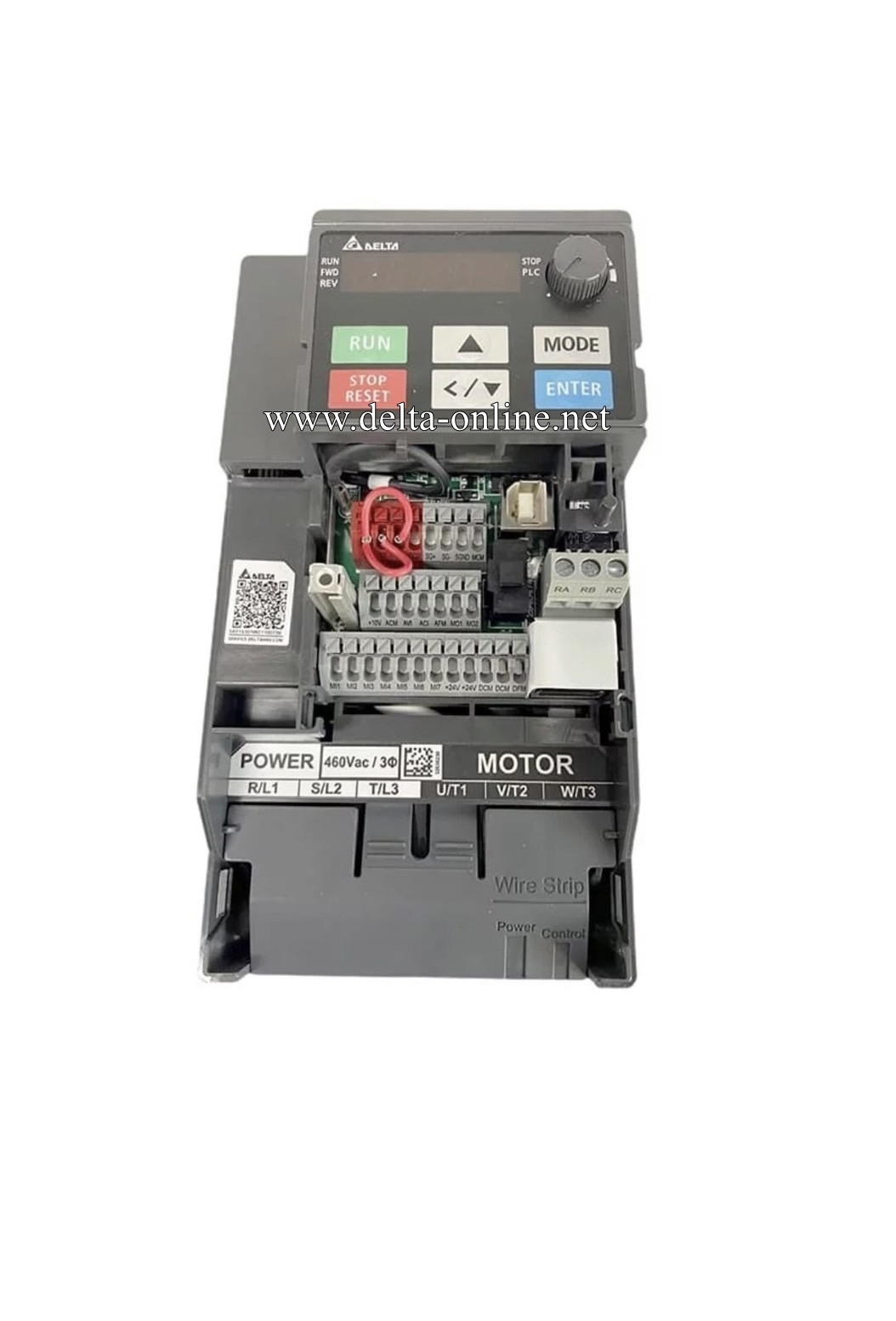 Delta Inverter MS300 VFD38AMS43ANSAA 25HP 18.5kW Input 380V 3-Phase Output 380V 3-Phase