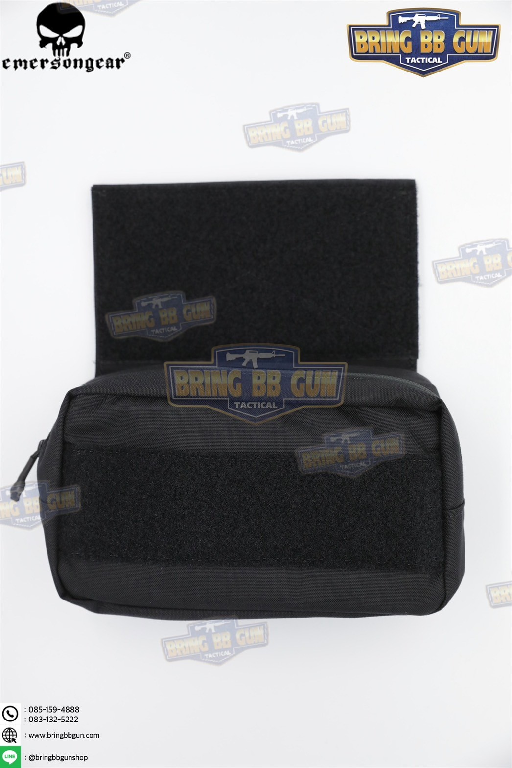 กระเป๋าจิงโจ้ติดเสื้อเวส ทรงสี่เหลี่ยม ยี่ห้อ Emerson (Emersongear Tactical Action Pouch) (Armor Carrier Drop Pouch) (Lower Accessories Pouch) (Drop Pouch)