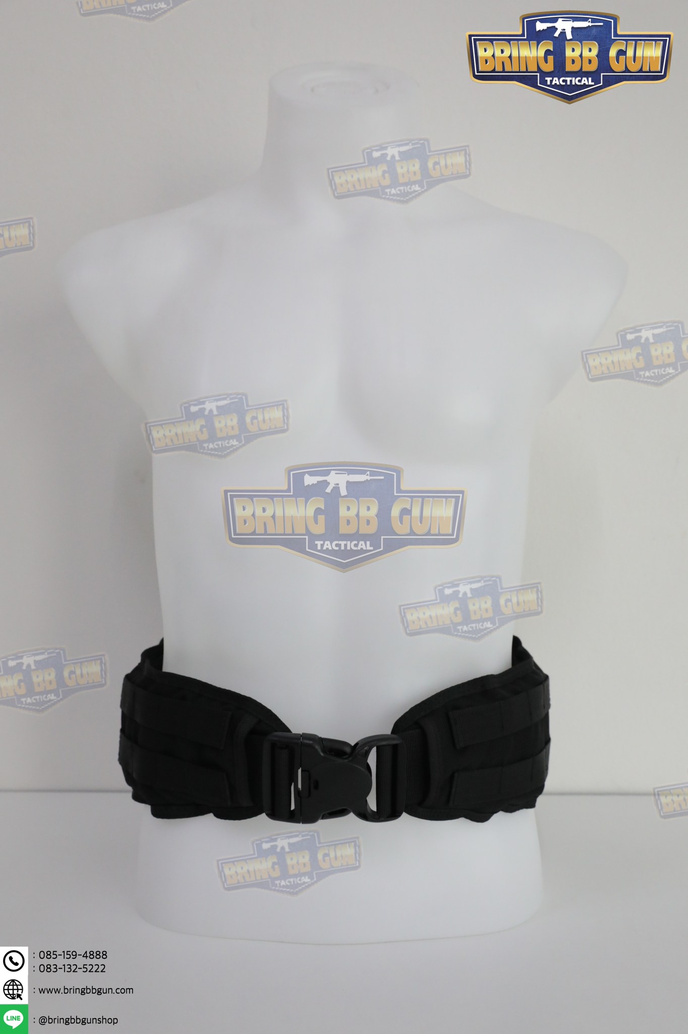 เข็มขัดสนาม แบบนวม (เข็มขัดสนามพร้อมรองนวม) (Battle Belt) (War Belt)