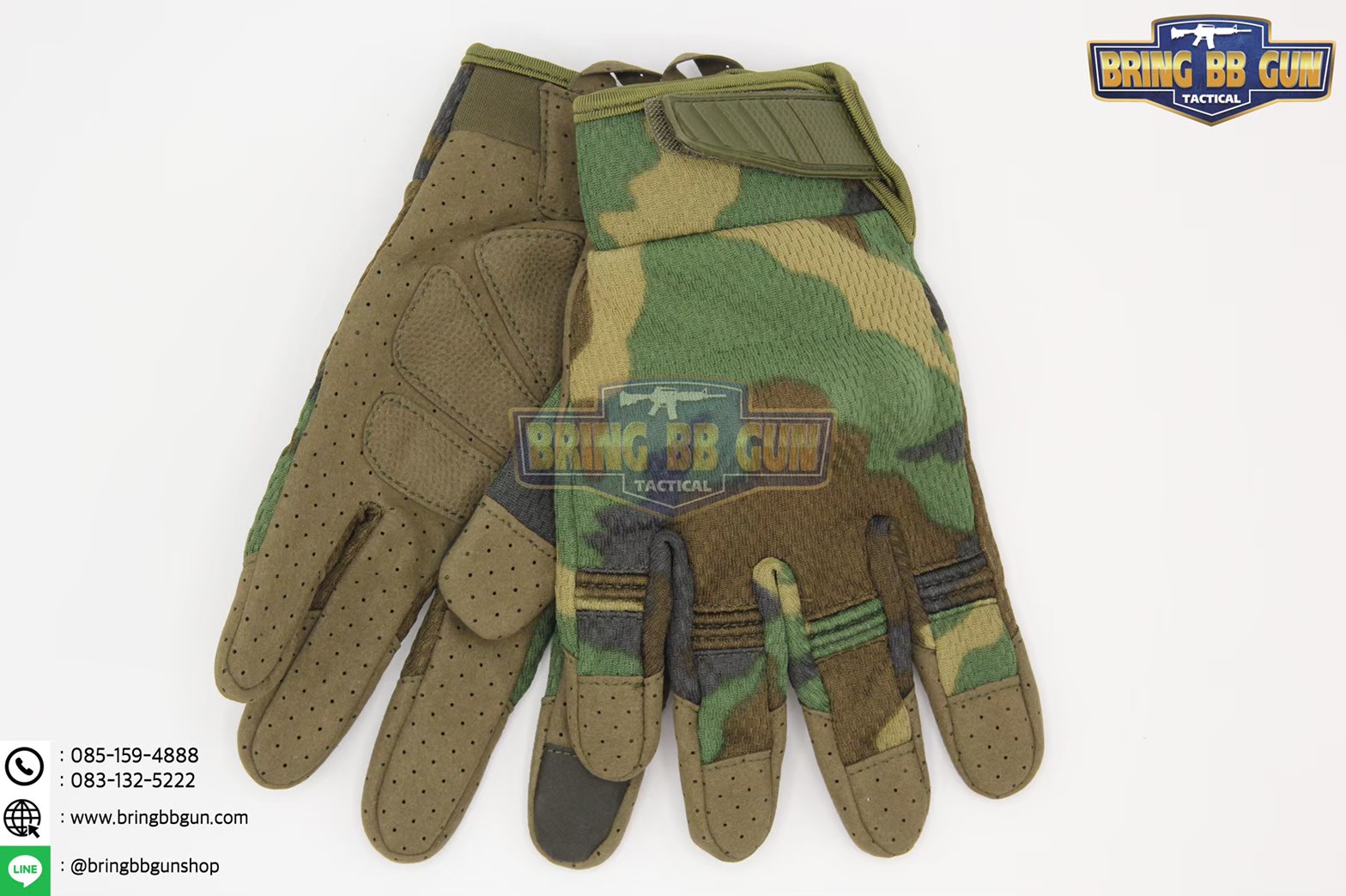 ถุงมือเต็มนิ้ว รุ่นTouch Screen