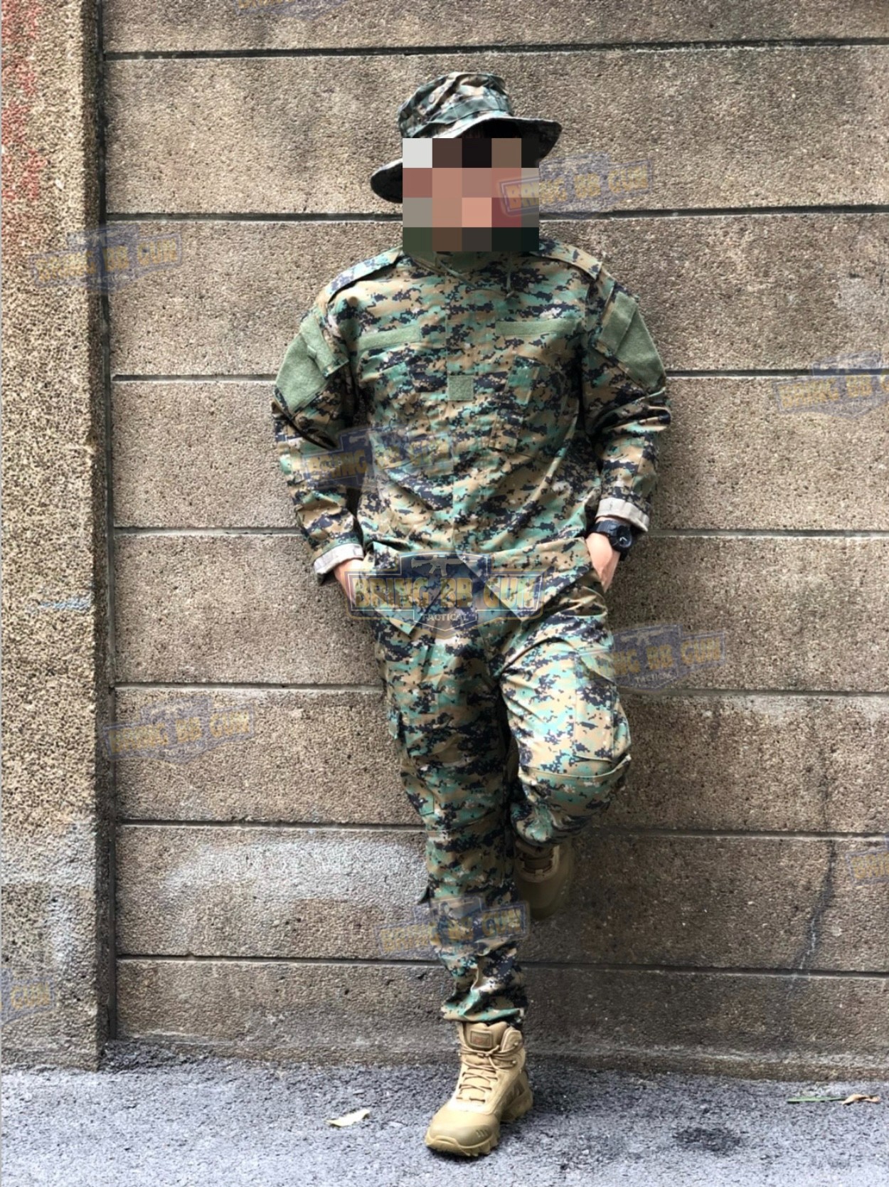 ชุดฝึกพราง (เสื้อ+กางเกง) (ชุด BDU) (Battle Dress Uniform) (ชุดเครื่องแบบลายพราง)