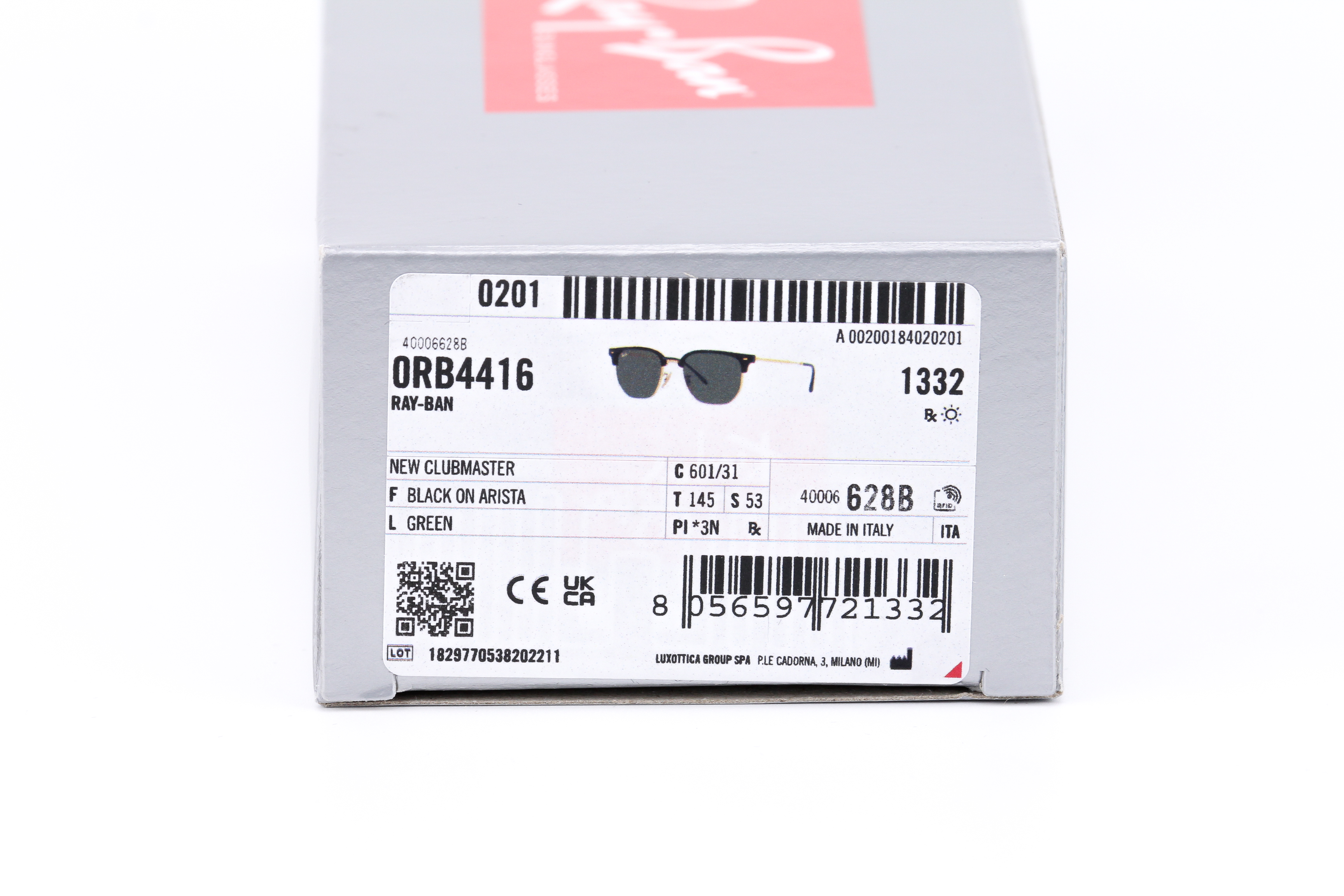 RayBan New Clubmaster RB4416 601/31