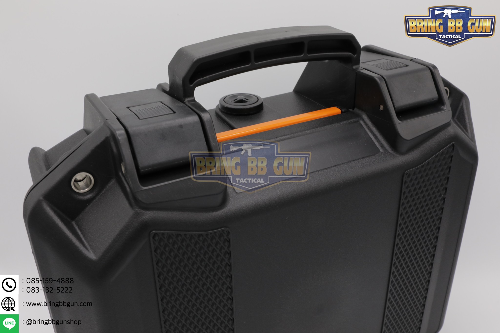 กล่องปืน B5 ขนาดภายนอก : 31*31*13.5cm. ขนาดภายใน : 28*19*8cm.