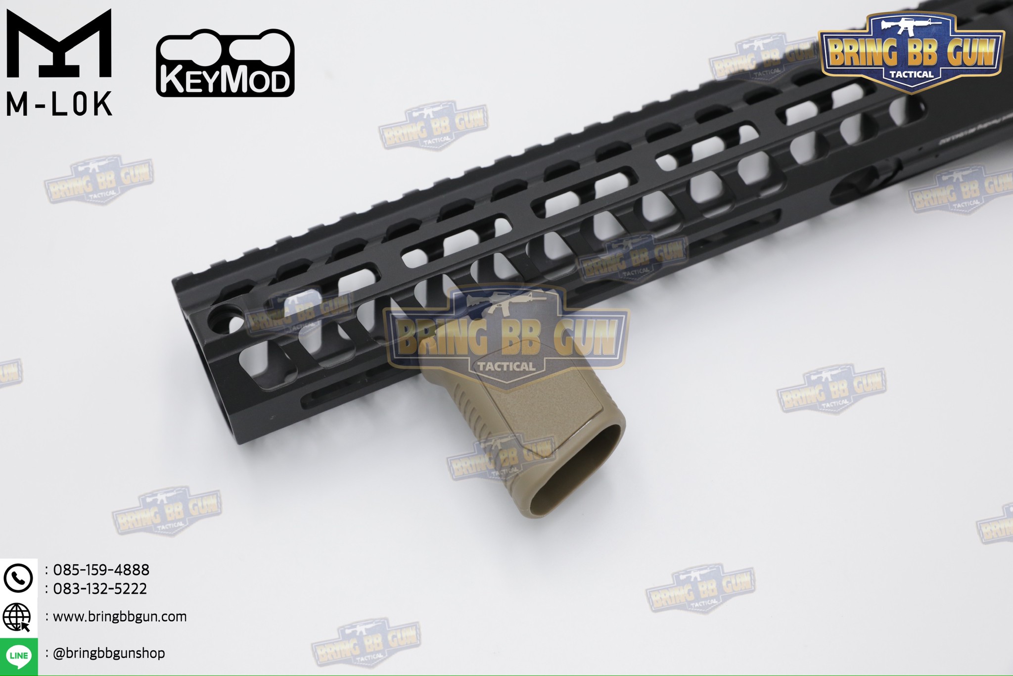 กริ๊ปมือหน้า STRIKE AVG (รุ่นสั้น) (ใช้ได้กับชุดหน้าระบบราง M-Lok และ ระบบราง Keymod เท่านั้น)