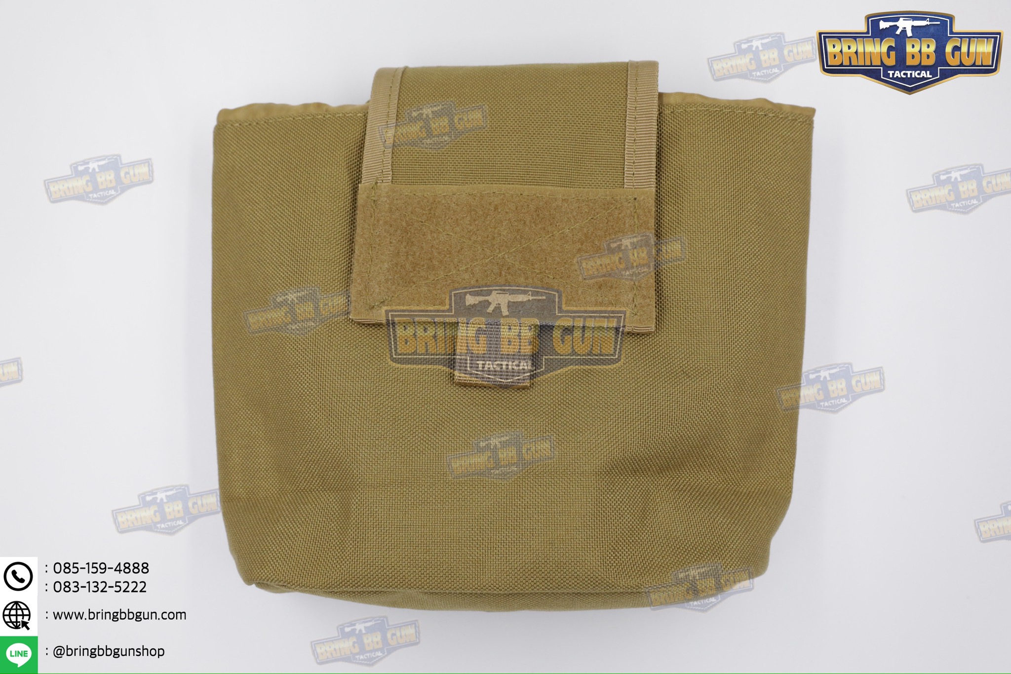 ถุงทิ้งแม็กกาซีนแบบพับได้ B01 (ถุงเก็บอุปกรณ์) (Tactical Storage Bag) (Folding Magazine Recycling Bags) (Drop Pouch) (Dump Pouch)