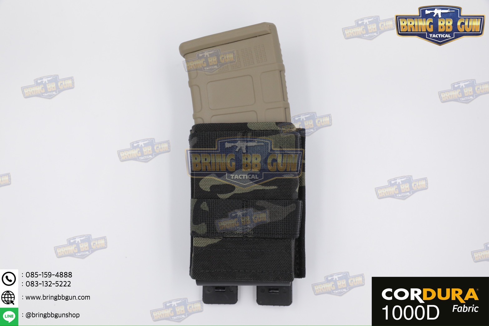 เพ้าแม็กกาซีนปืนยาว ทรง ESS รุ่น 5.56 (ซองแม็กกาซีนแบบเดี่ยว ESS รุ่น 5.56) (FAST 5.56 Single Soft Pouch)