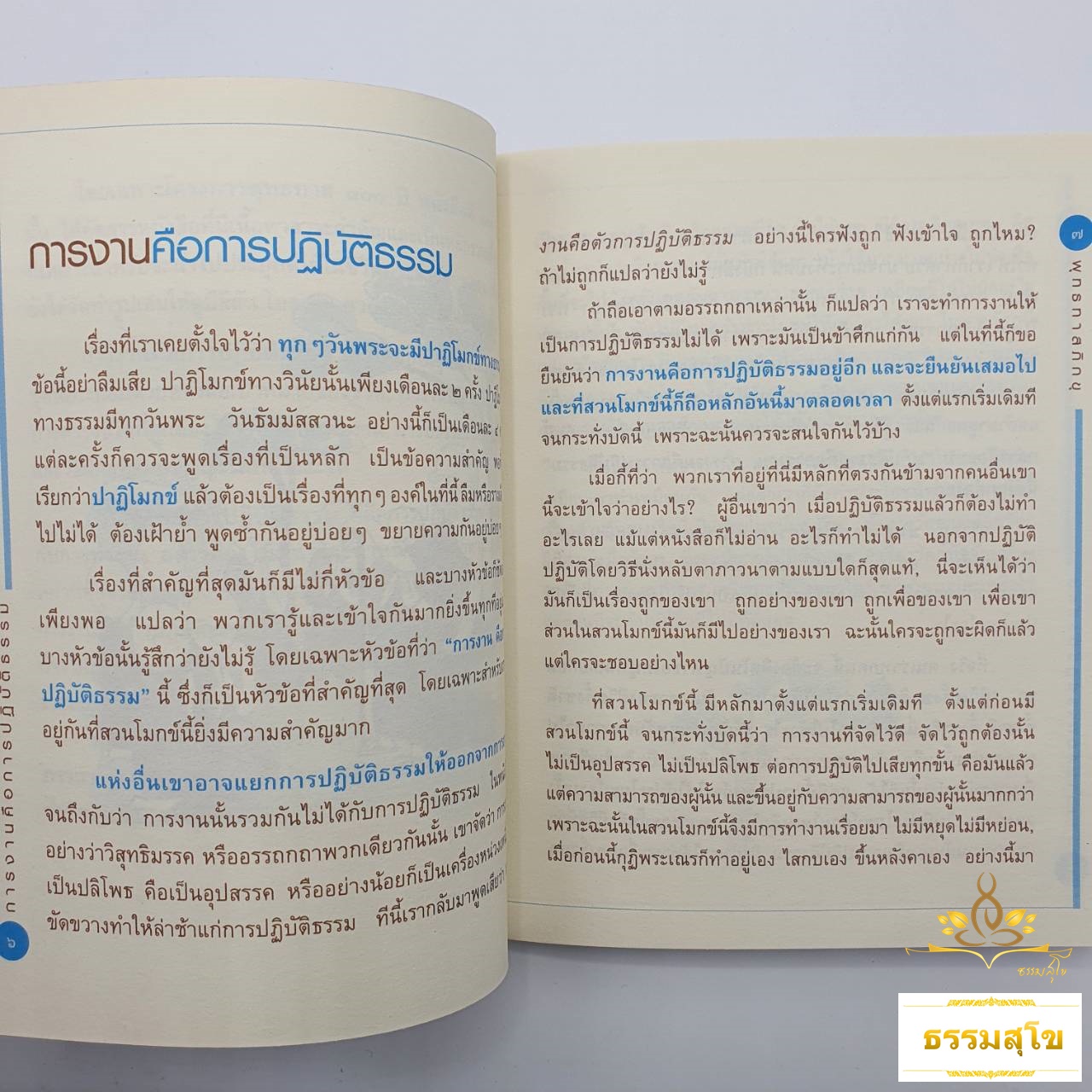 การงานคือการปฏิบัติธรรม : ธรรมบรรยาย ท่านพุทธทาสภิกขุ