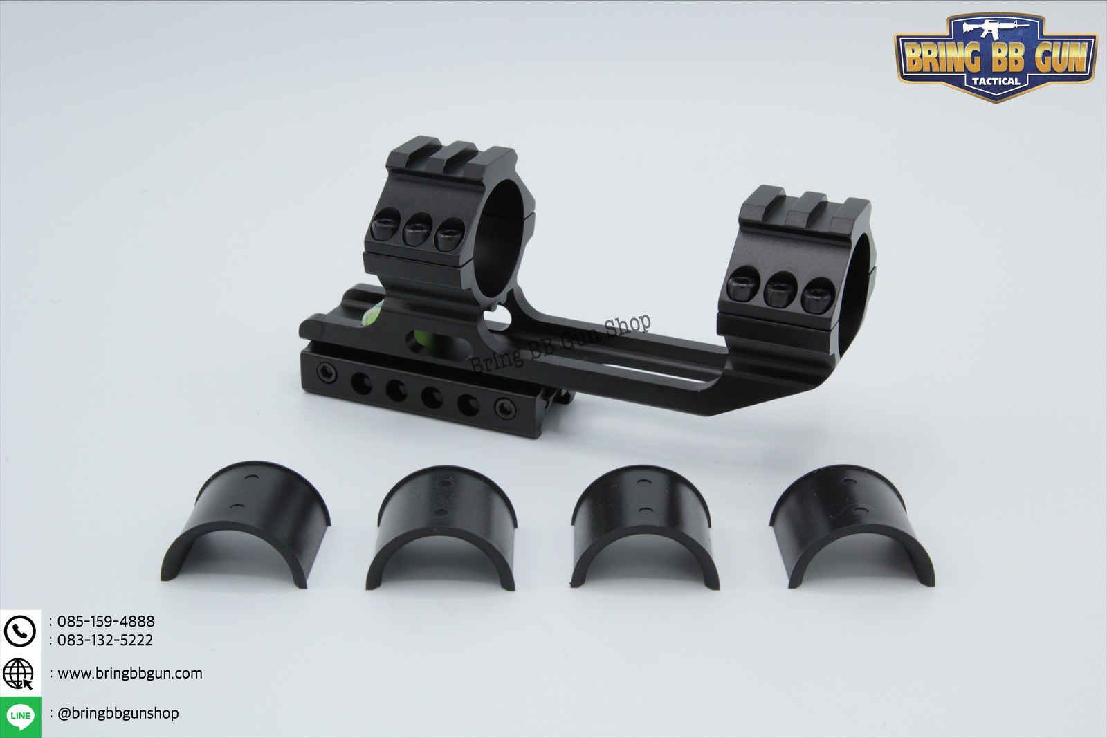 ขาจับกล้อง ราง11/20mm. ขนาดวง 25 และ 30mm (รุ่นB2)