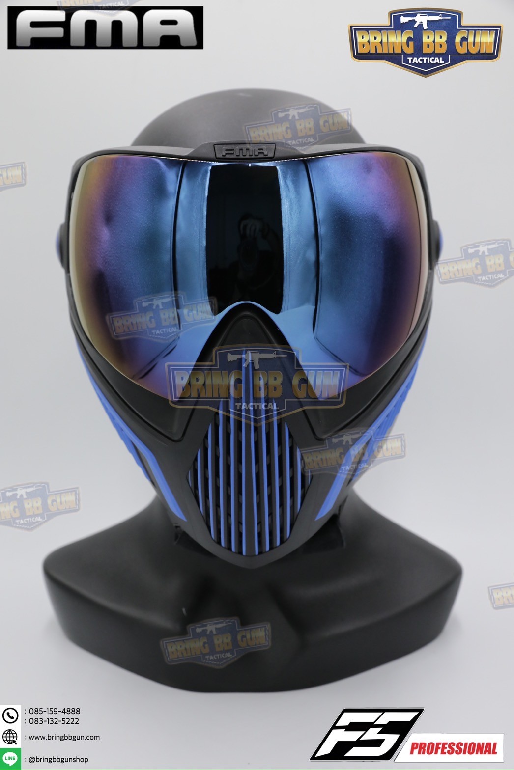 หน้ากาก F5 ยี่ห้อ FMA (FMA F5 STORM GOGGLE MASK) (F5 Professional) (Storm Goggle Mask)