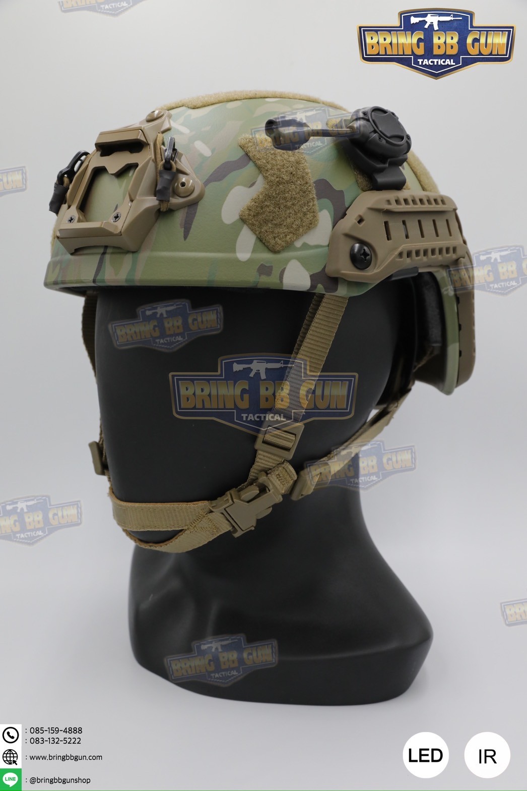 ไฟฉายติดหมวก Switch MPLS (Military Helmet Light System) (ไฟฉายติดหมวกทรง Princeton Tec)