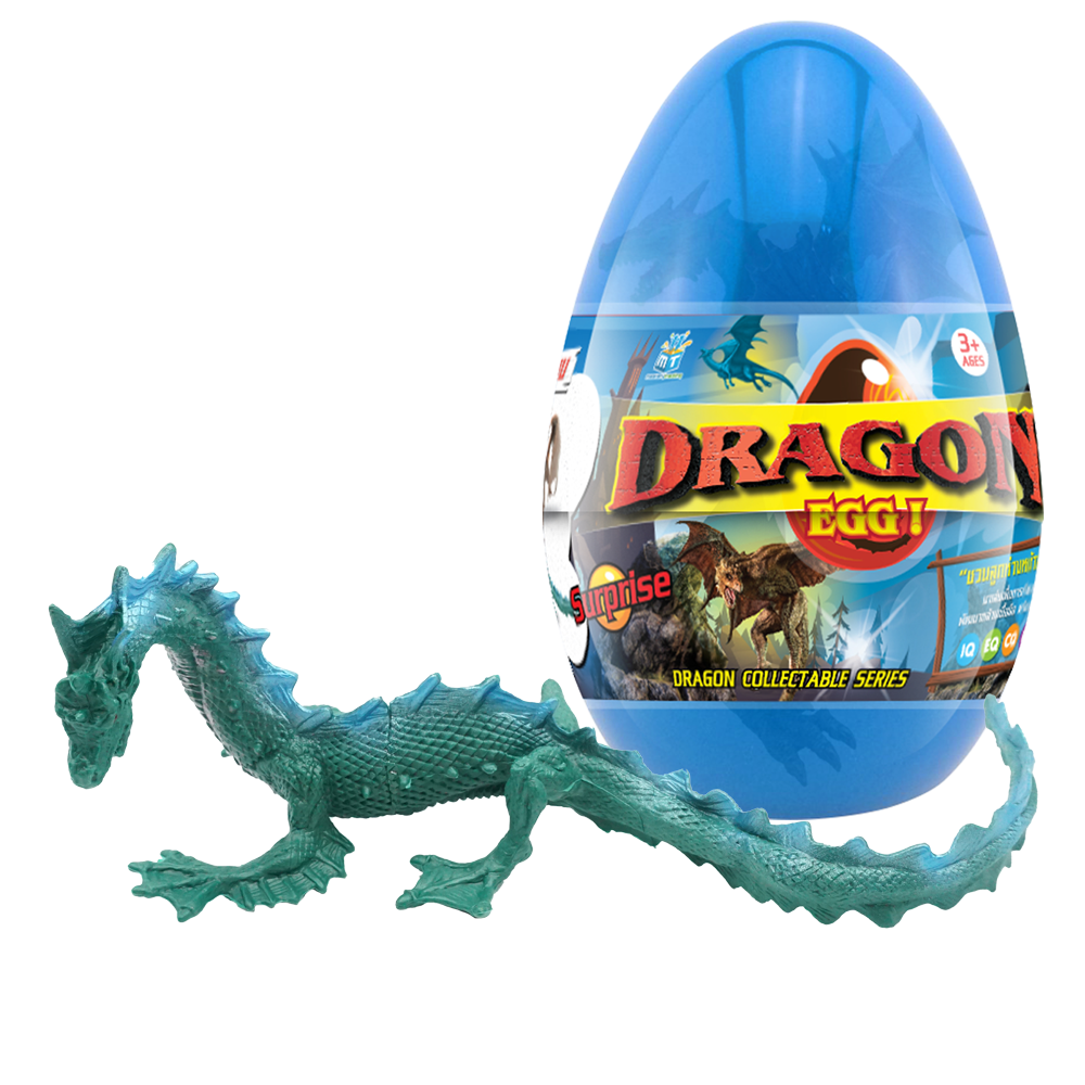 ไข่มังกรสะท้านฟ้า (คละแบบ) ของเล่นเด็ก ของเล่นเสริมพัฒนาการ ไข่มังกร T001-GA048055B0 - 6267993402820