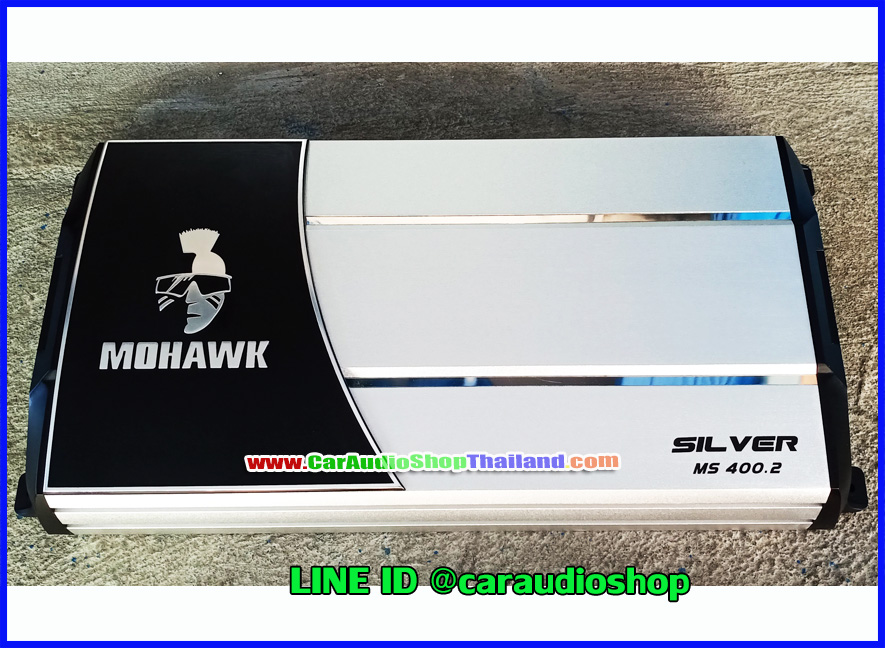 แอมป์ 2 CH คุณภาพสูง MOHAWK MS 400.2 (แรงและเสียงดี )