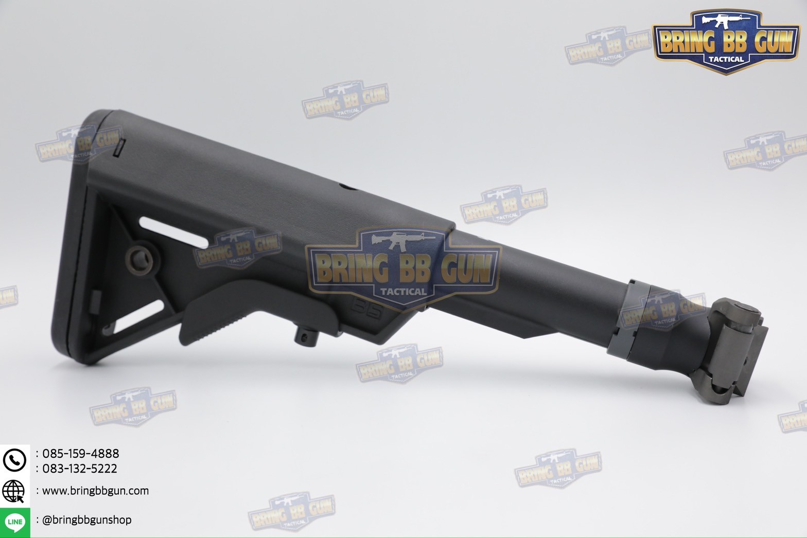 Adapterแบบพับได้แปลงท้ายระบบ1913ให้ใช้แกนพานท้ายทรงAR สำหรับ Sig Sauer MPX/MCX (1913 Interface Folding Knuckle) (Folding Stock Adapter for M1913 Rail) (Stock Adapter) (1913 Adapter) (Sig Sauer) (MCX) (MPX) (1913)