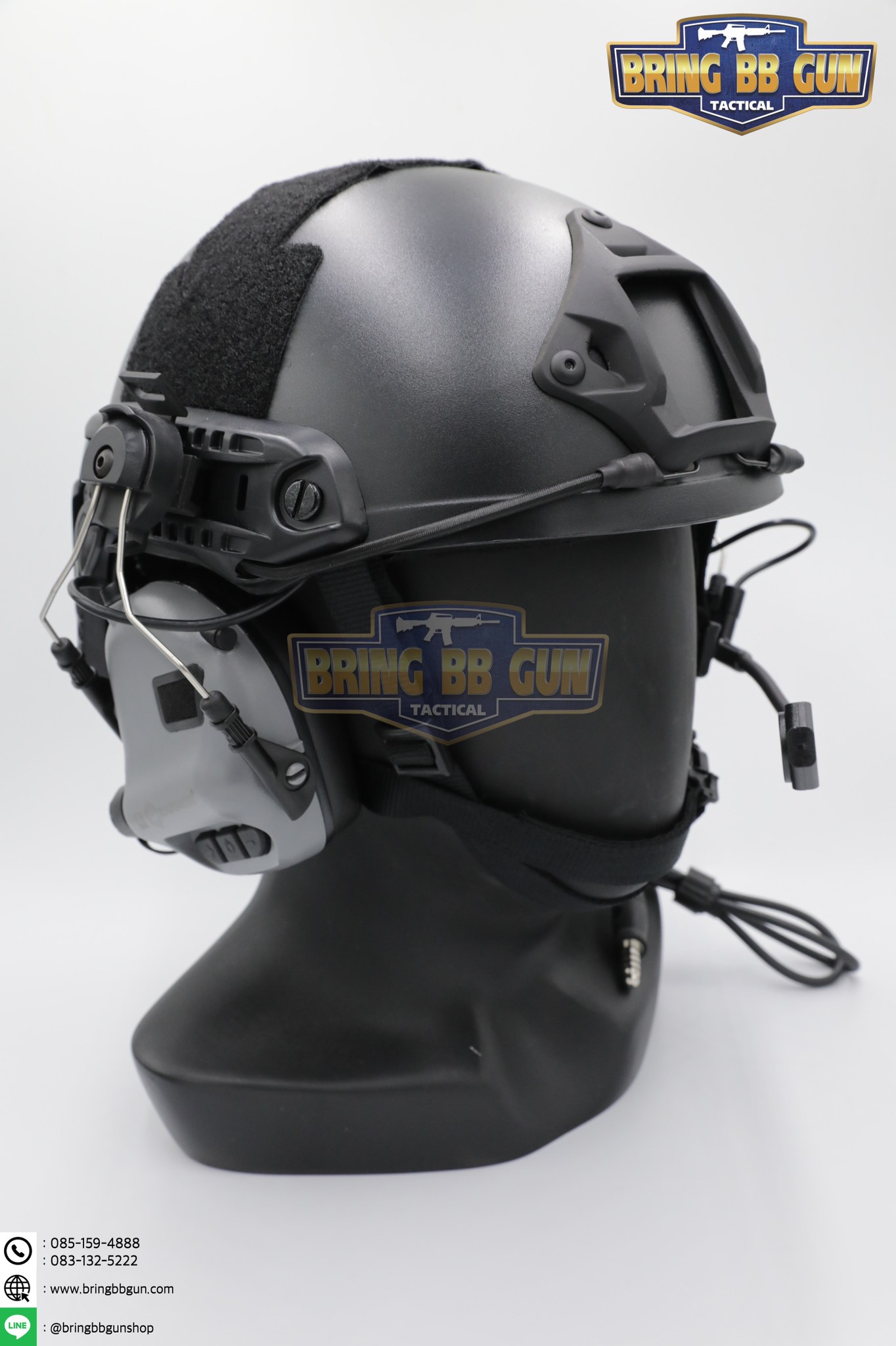 Helmet Rail Suspension Bracket (อแดปเตอร์ขาจับหูฟังใส่รางข้างหมวกฟาส)