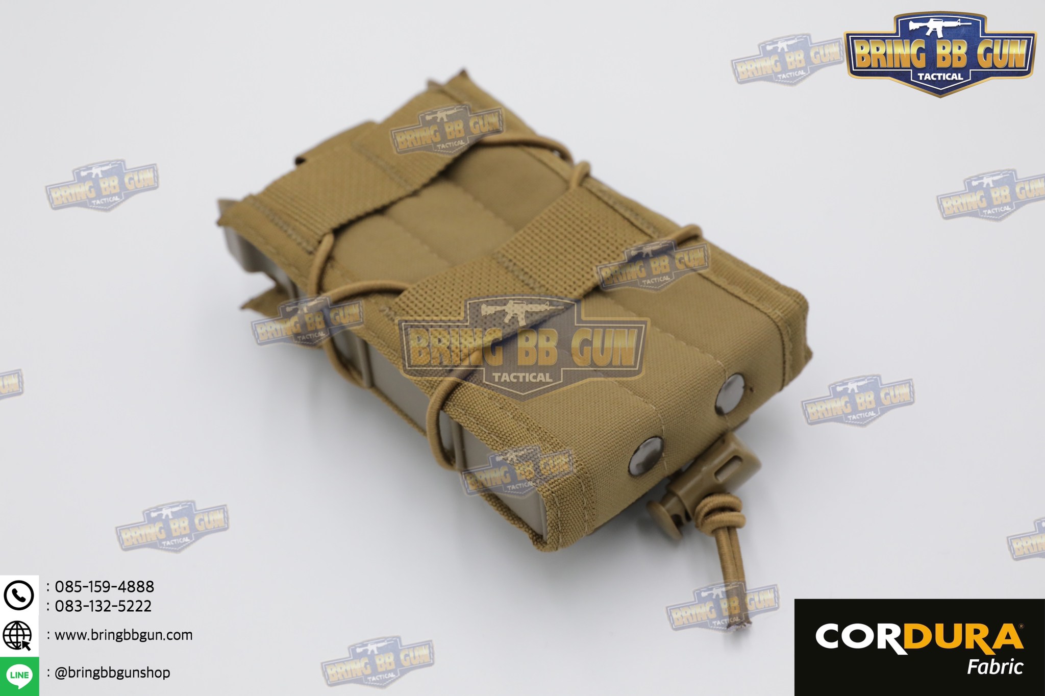 เพ้าแม็กกาซีน ทรง Tiger รุ่น 5.56 (ซองแม็กกาซีนเดี่ยวทรง TACO) (Tiger Type 5.56) (Tiger Type 5.56 Magazine Pouch) (Magazine Pouch)