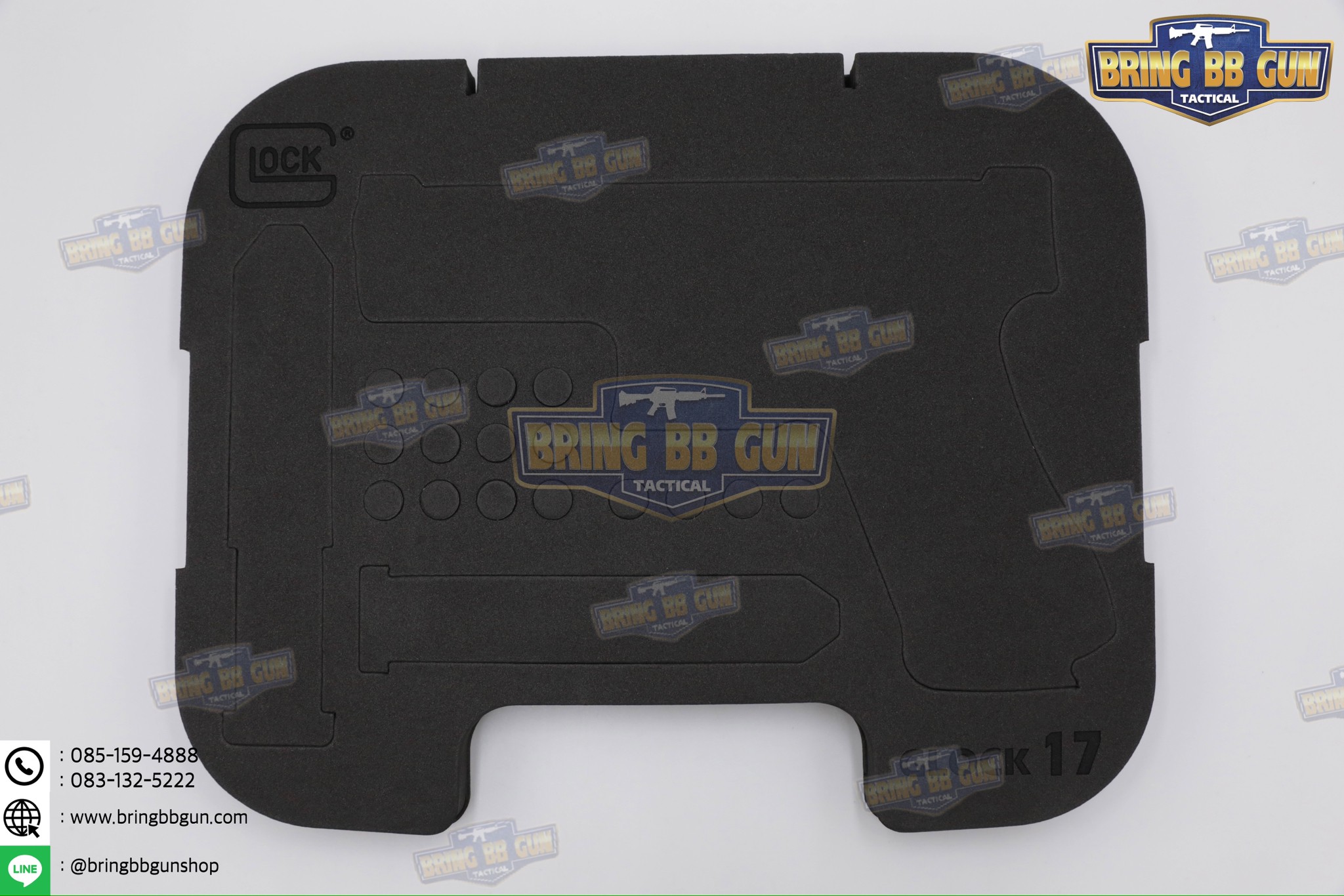 โฟม EVA ตัดเข้ารูปสำหรับกล่อง Glock / Sig Sauer (โฟม EVA ตัดเข้ารูปกันกระแทรก)