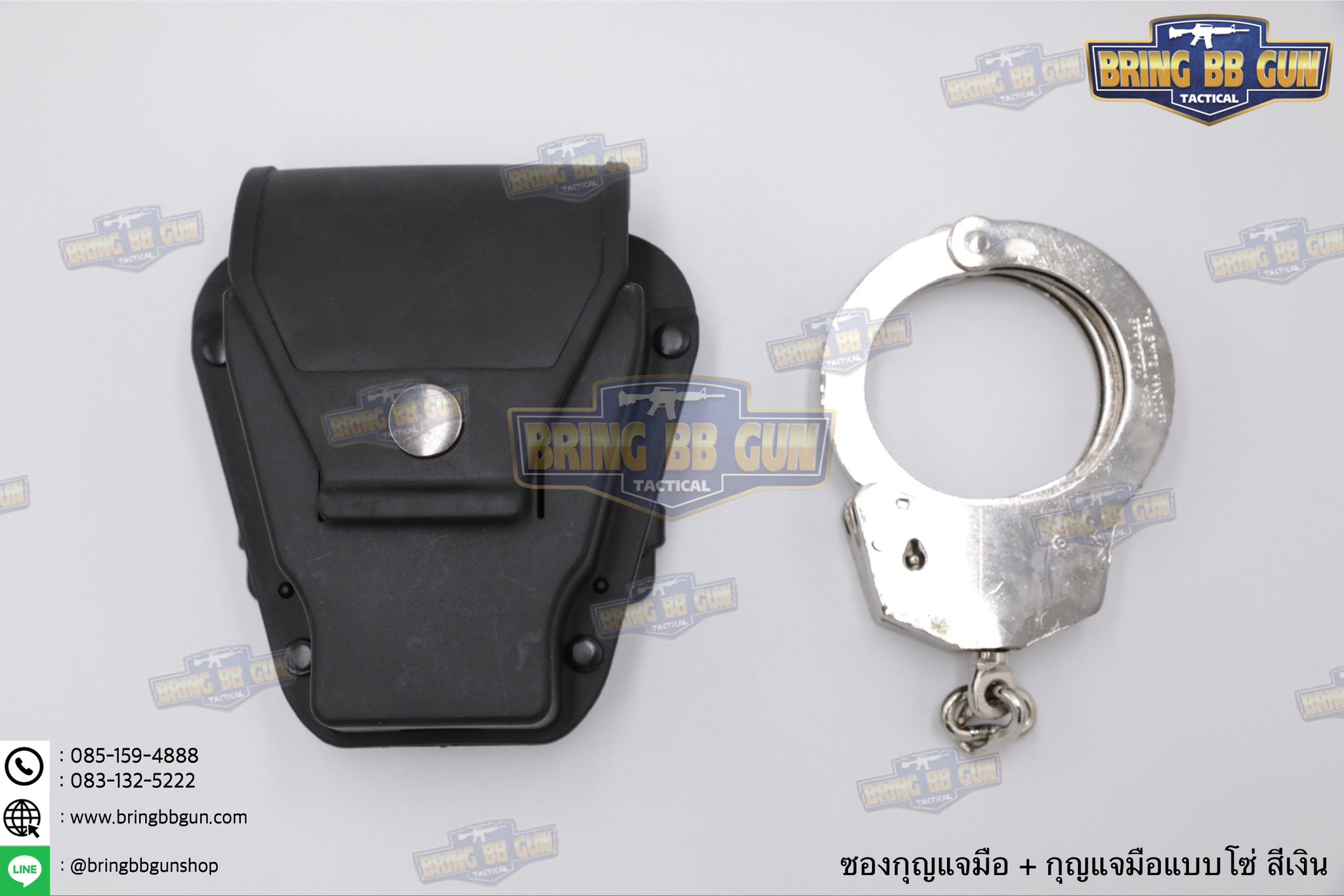 ซองกุญแจมือแบบมีฝาปิด Polymer (Handcuff Pouch) (Handcuff case)