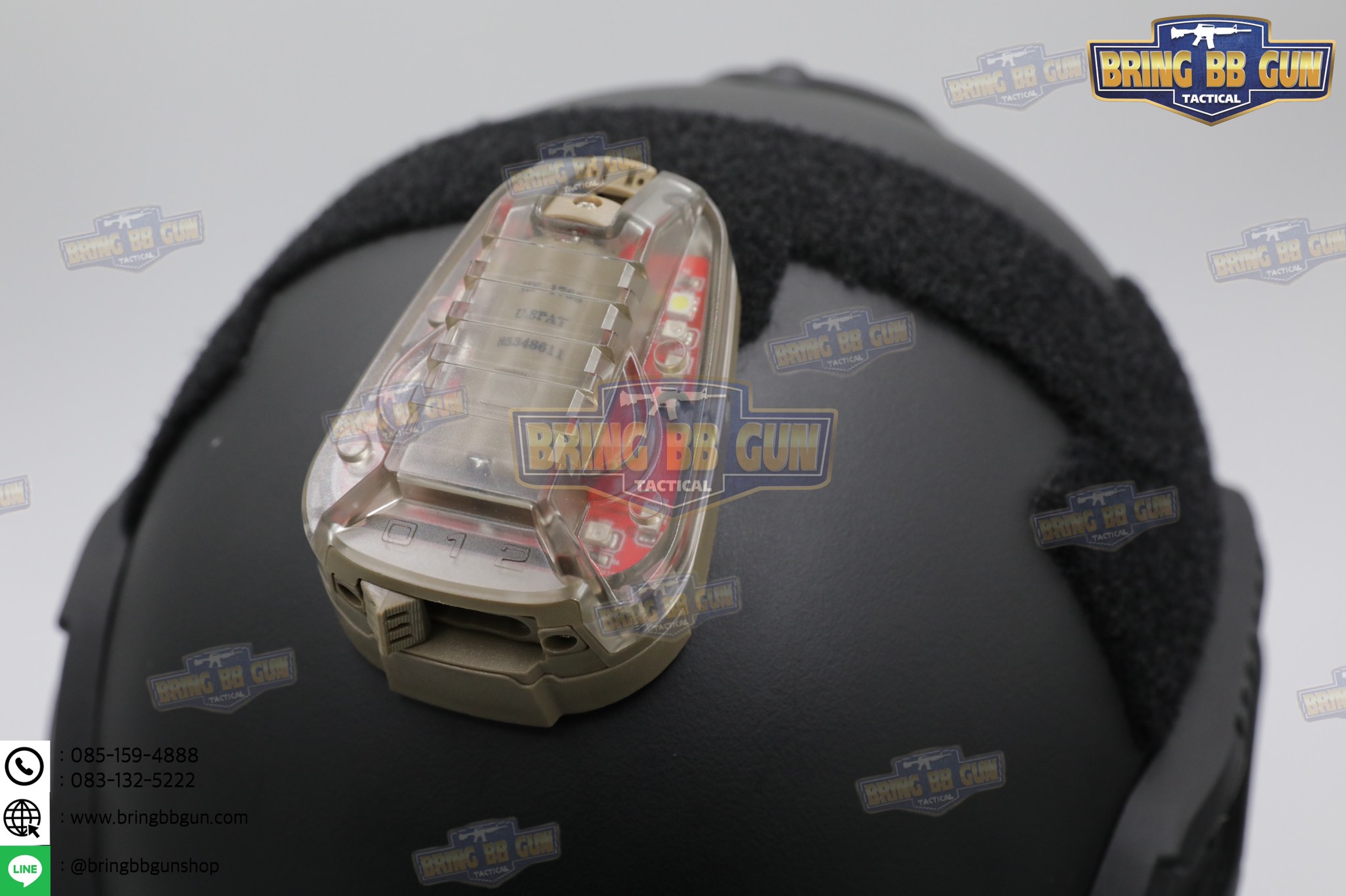 ไฟสำหรับติดหลังหมวก Hel-Star 6 Gen3 (ไฟติดหลังหมวกฟาส) (Hel-Star 6 Gen3 Helmet Light)