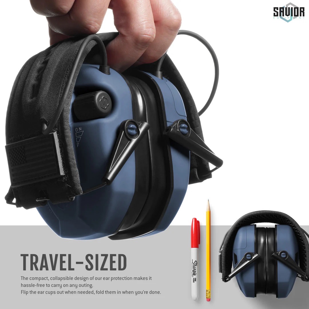 หูฟังตัดเสียง ตอนยิงปืน SAVIOR APOLLO - ELECTRONIC SOUND SUPPRESSORS