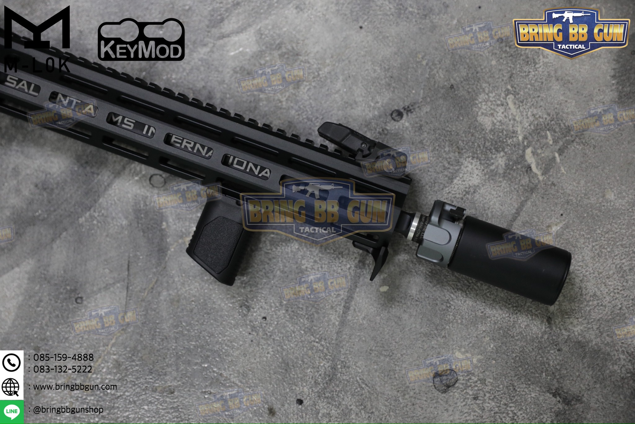 กริ๊ปมือหน้า STRIKE AVG (รุ่นสั้น) (ใช้ได้กับชุดหน้าระบบราง M-Lok และ ระบบราง Keymod เท่านั้น)