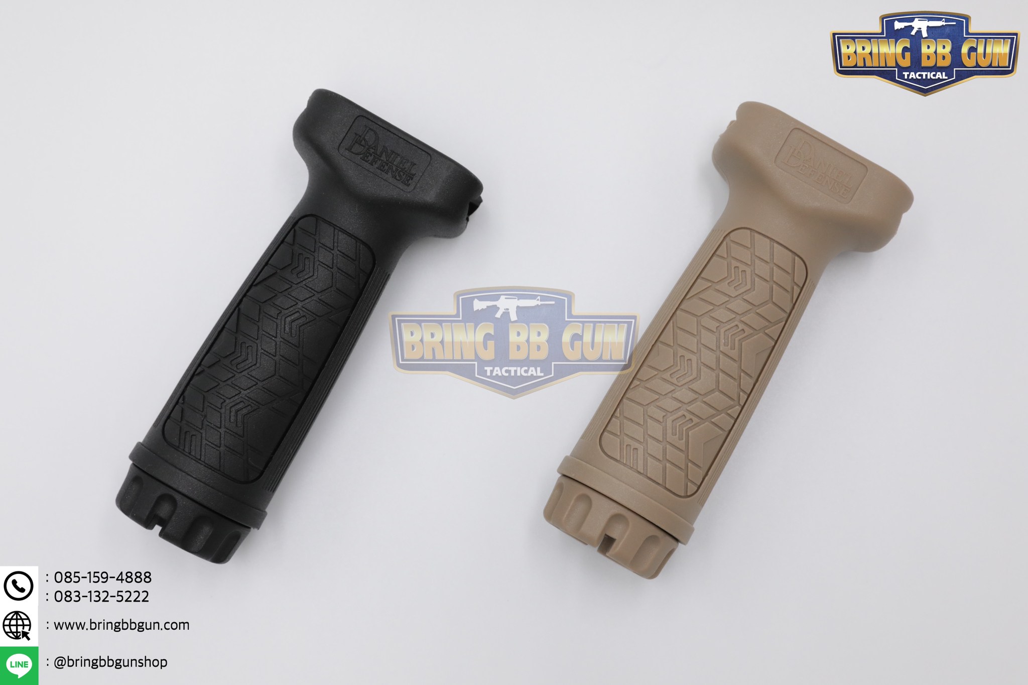 กริ๊ปมือหน้า Daniel Defense รุ่น จับราง 20mm. (DANIEL DEFENSE VERTICAL FOREGRIP - Picatinny)