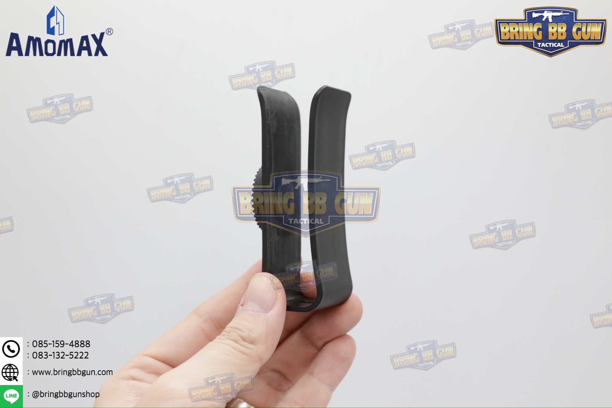 เพ้าแม็กกาซีนเดี่ยว ยี่ห้อ Amomax รุ่น ปืนสั้น (Fabric Magazine Pouch)