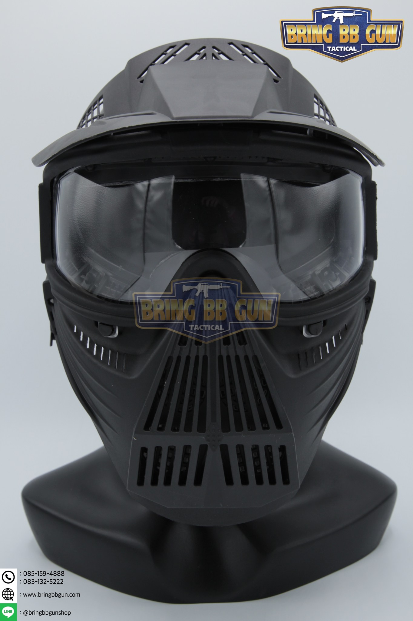 หน้ากากชาวนา รุ่นเลนส์กระจก (หน้ากาก Troy)