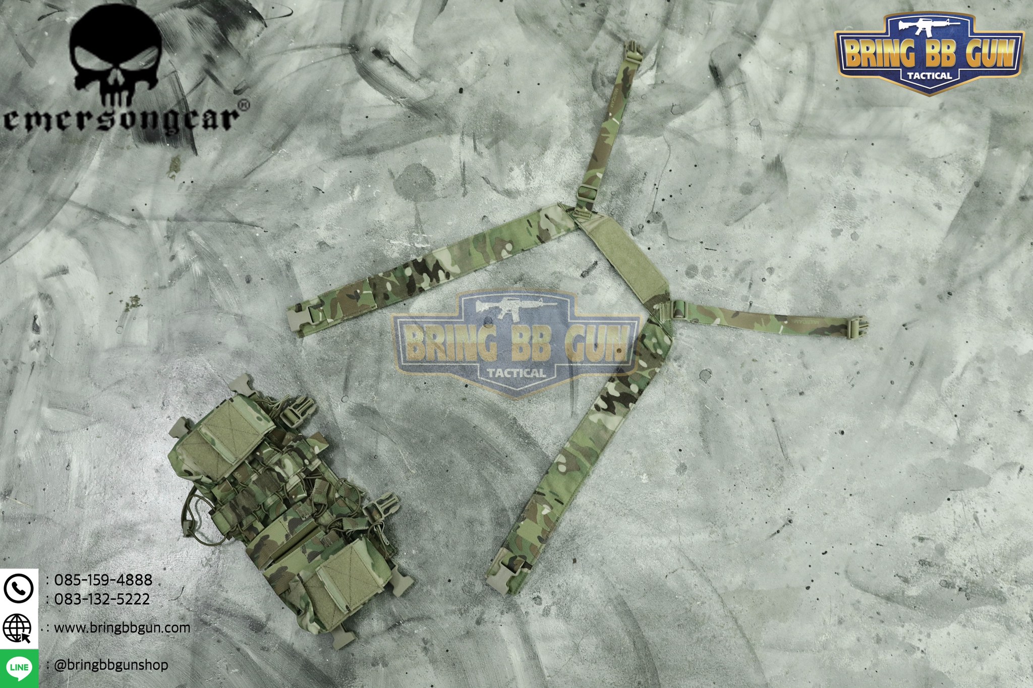 D3CR Tactical Chest Rig ยี่ห้อ Emerson (EmersonGear D3RC Tactical Chest Rig)