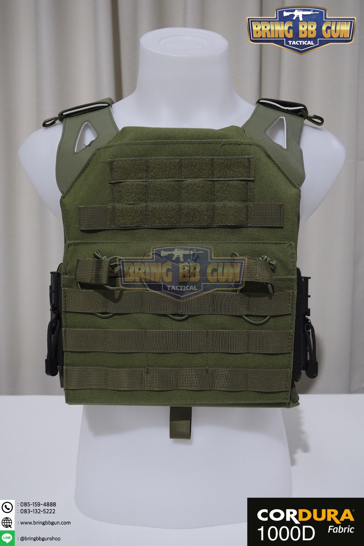 เสื้อเวส รุ่นJPC ปลดไว เนื้อผ้า 1000D (Quick Release JPC Set)